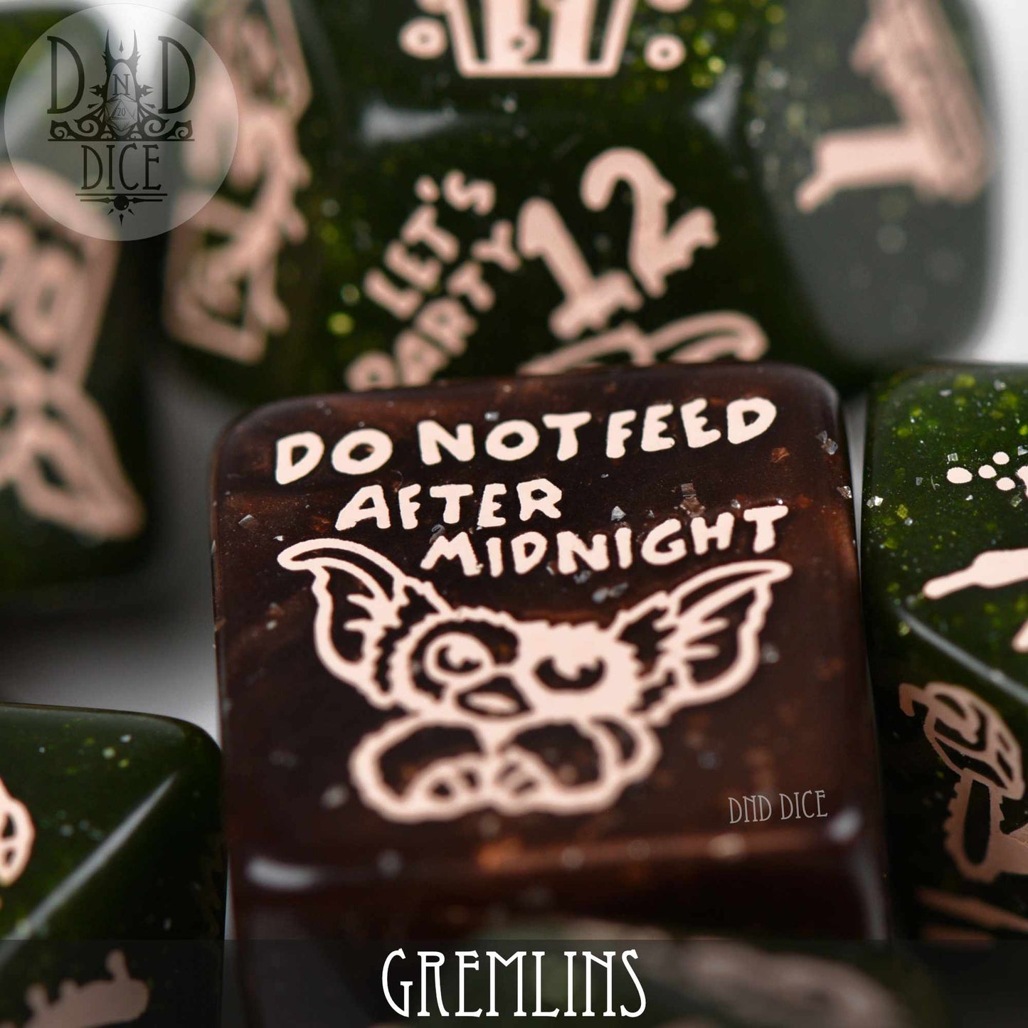 Gremlins Dice Set - Premium Dice Sets & Games from DND DICE - Just $20! Shop now at Game Crave Tournament Store