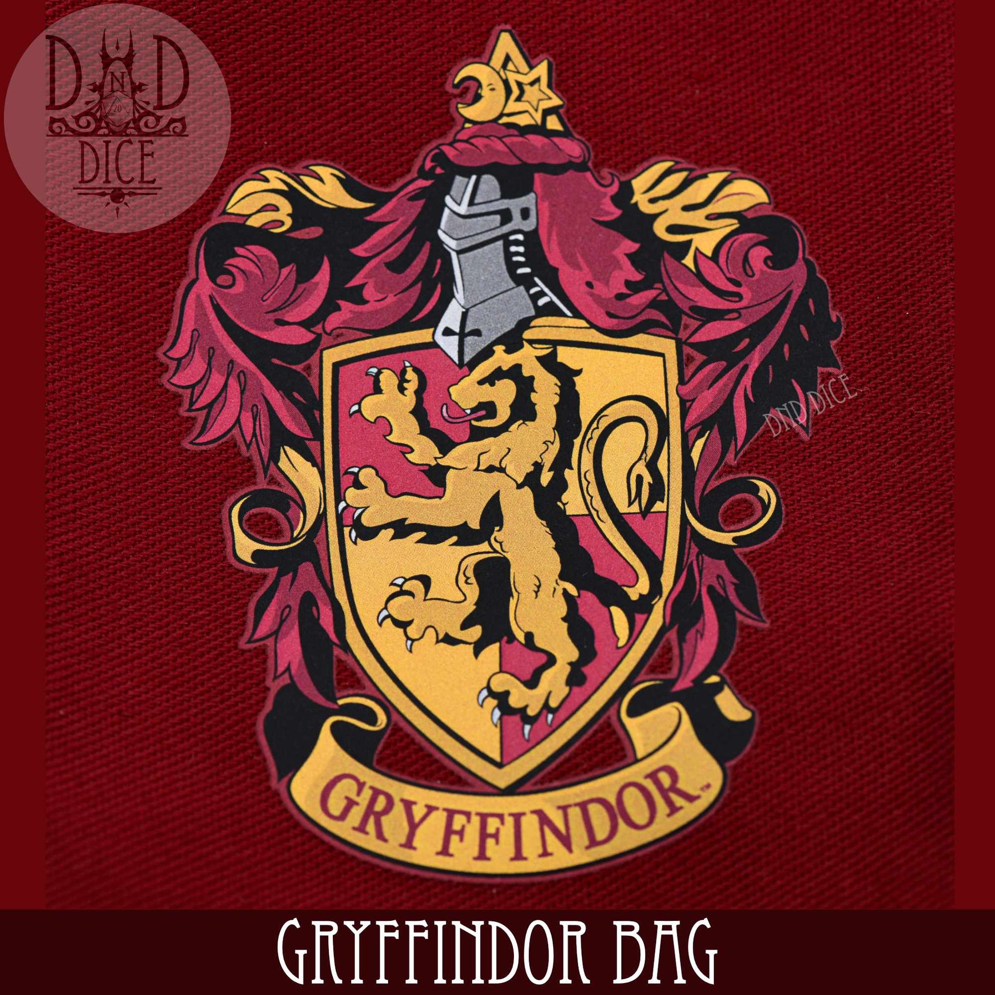 Harry Potter - Gryffindor Dice Bag & 5D6 - Premium Dice Sets & Games from DND DICE - Just $30! Shop now at Game Crave Tournament Store