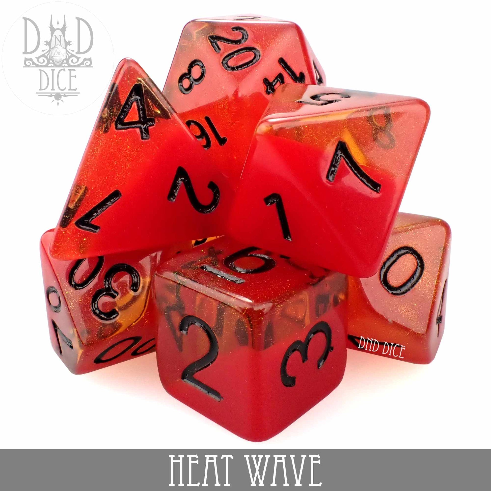 Heat Wave Dice Set - Premium Dice Sets & Games from DND DICE - Just $12! Shop now at Game Crave Tournament Store