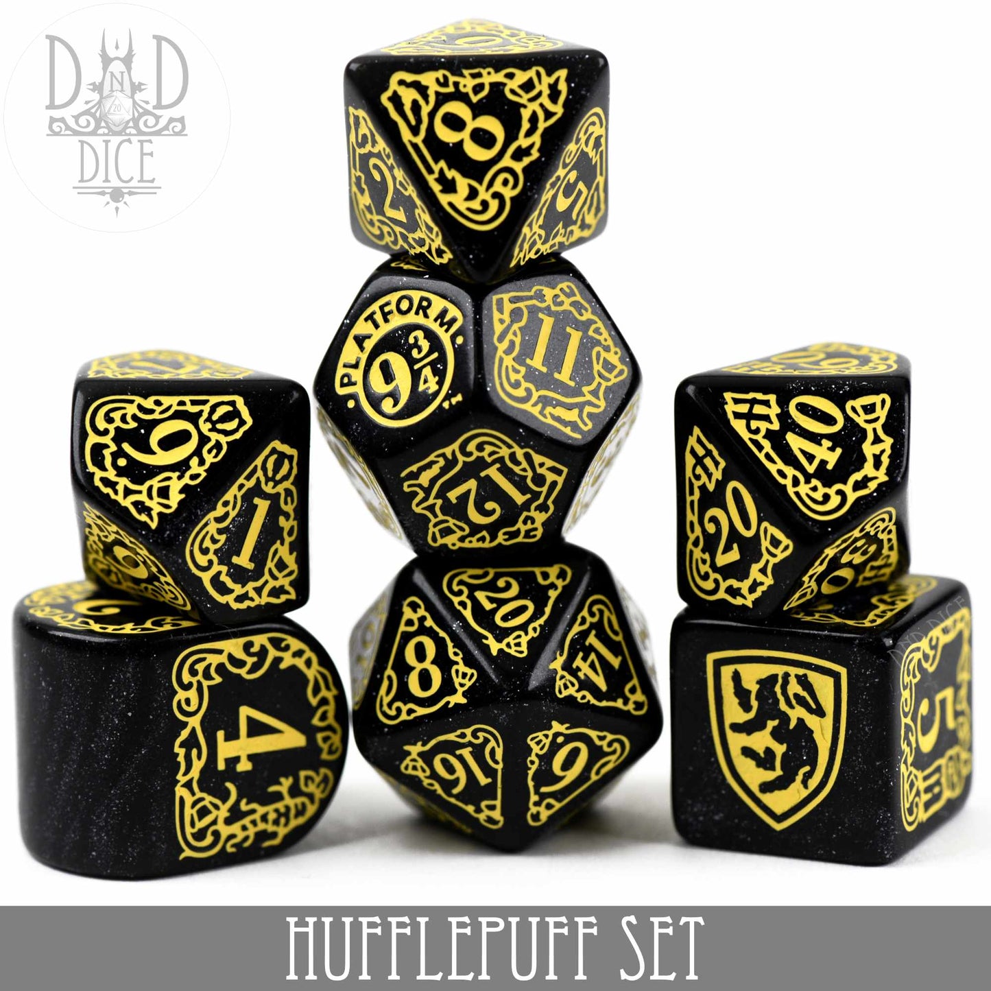 Harry Potter - Hufflepuff Dice Set - Premium Dice Sets & Games from DND DICE - Just $24! Shop now at Game Crave Tournament Store