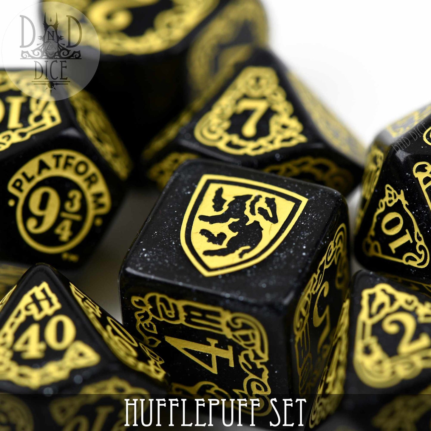 Harry Potter - Hufflepuff Dice Set - Premium Dice Sets & Games from DND DICE - Just $24! Shop now at Game Crave Tournament Store