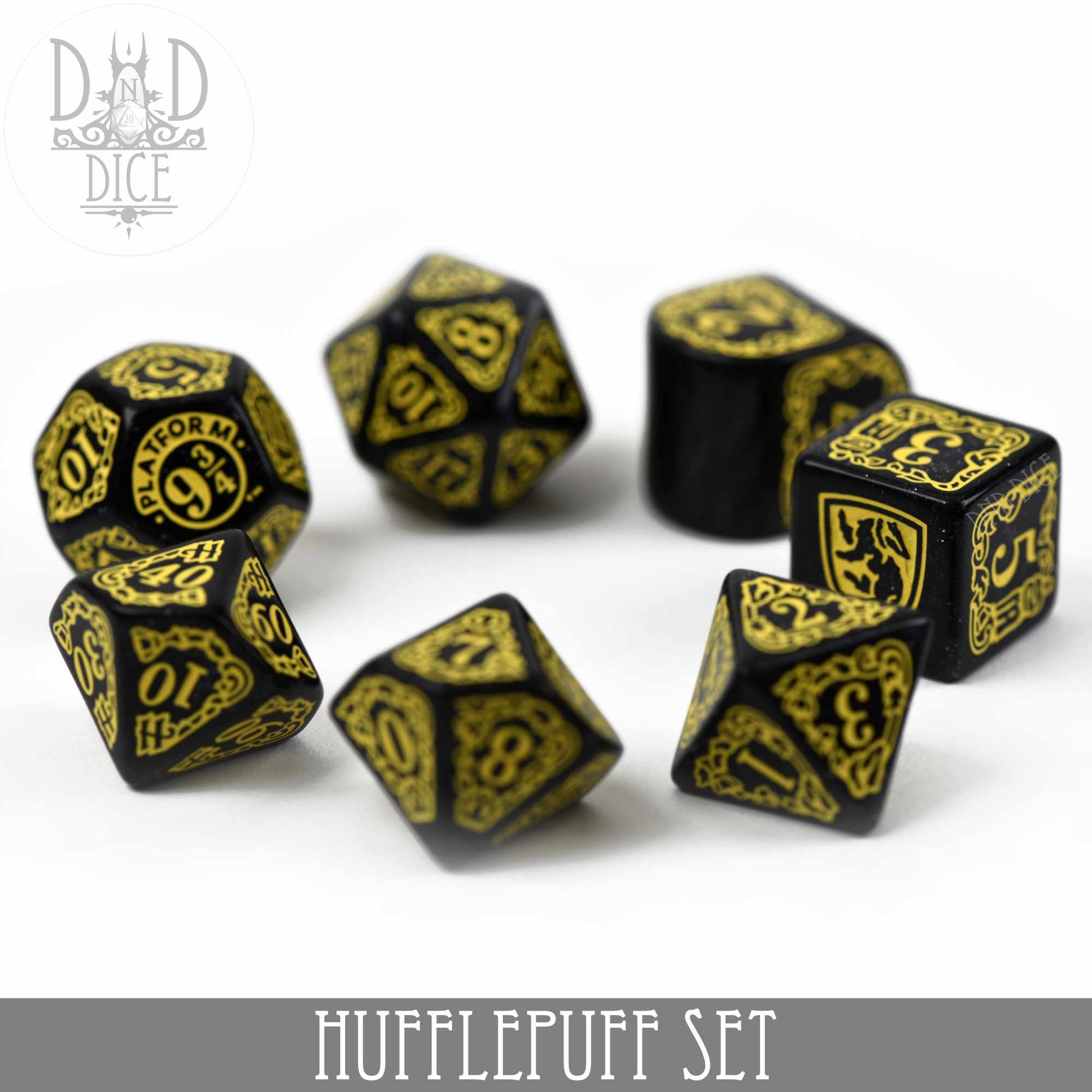 Harry Potter - Hufflepuff Dice Set - Premium Dice Sets & Games from DND DICE - Just $24! Shop now at Game Crave Tournament Store