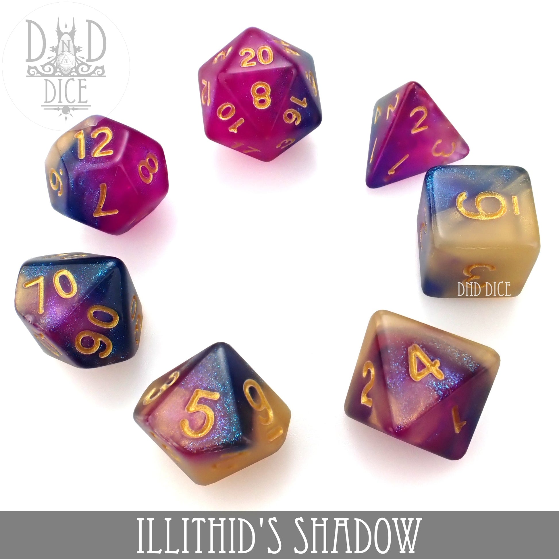 Illithid's Shadow Dice Set - Premium Dice Sets & Games from DND DICE - Just $8! Shop now at Game Crave Tournament Store