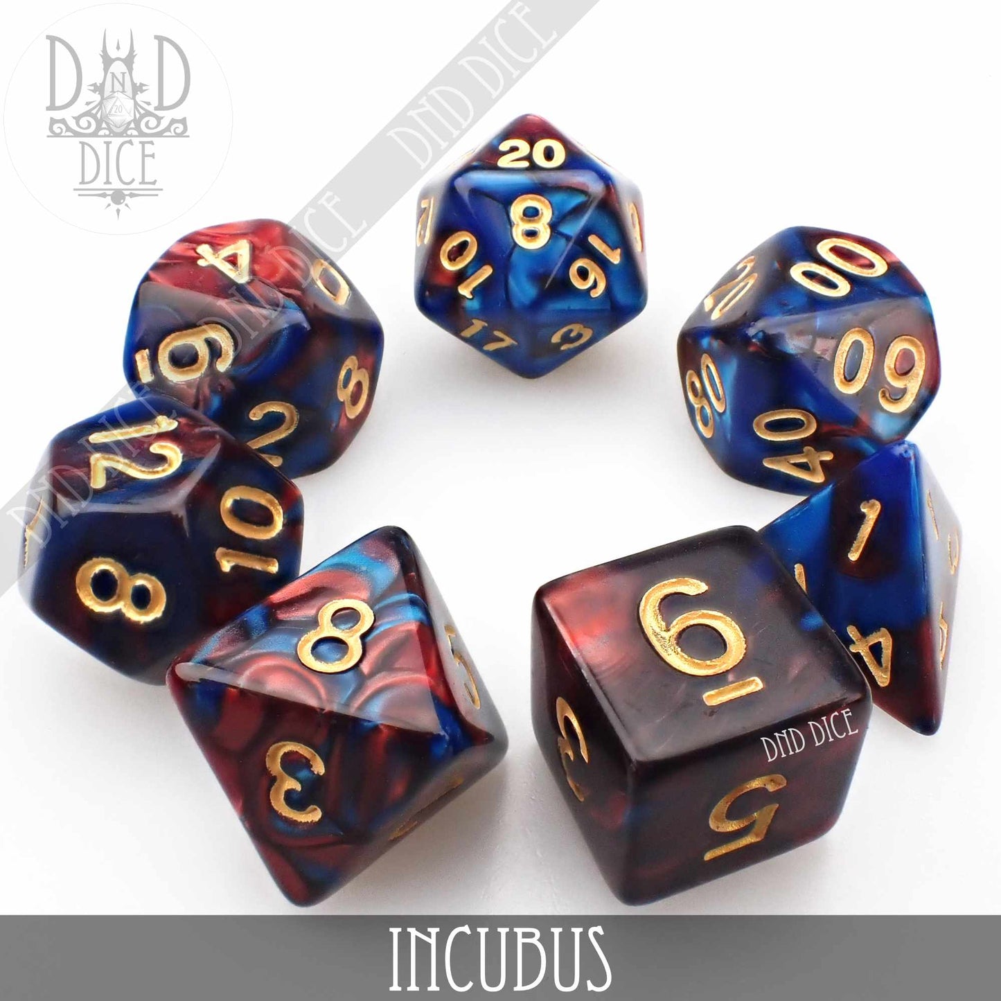 Incubus Dice Set - Premium Dice Sets & Games from DND DICE - Just $7! Shop now at Game Crave Tournament Store