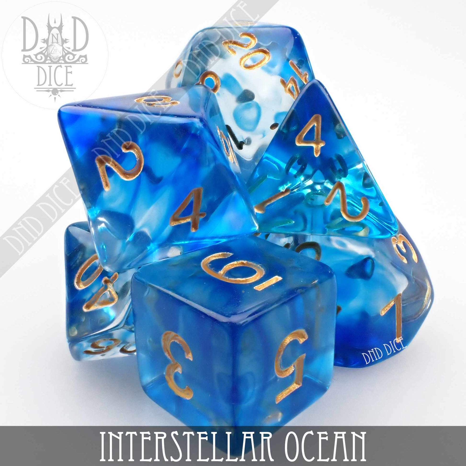 Interstellar Ocean Dice Set - Premium Dice Sets & Games from DND DICE - Just $8! Shop now at Game Crave Tournament Store