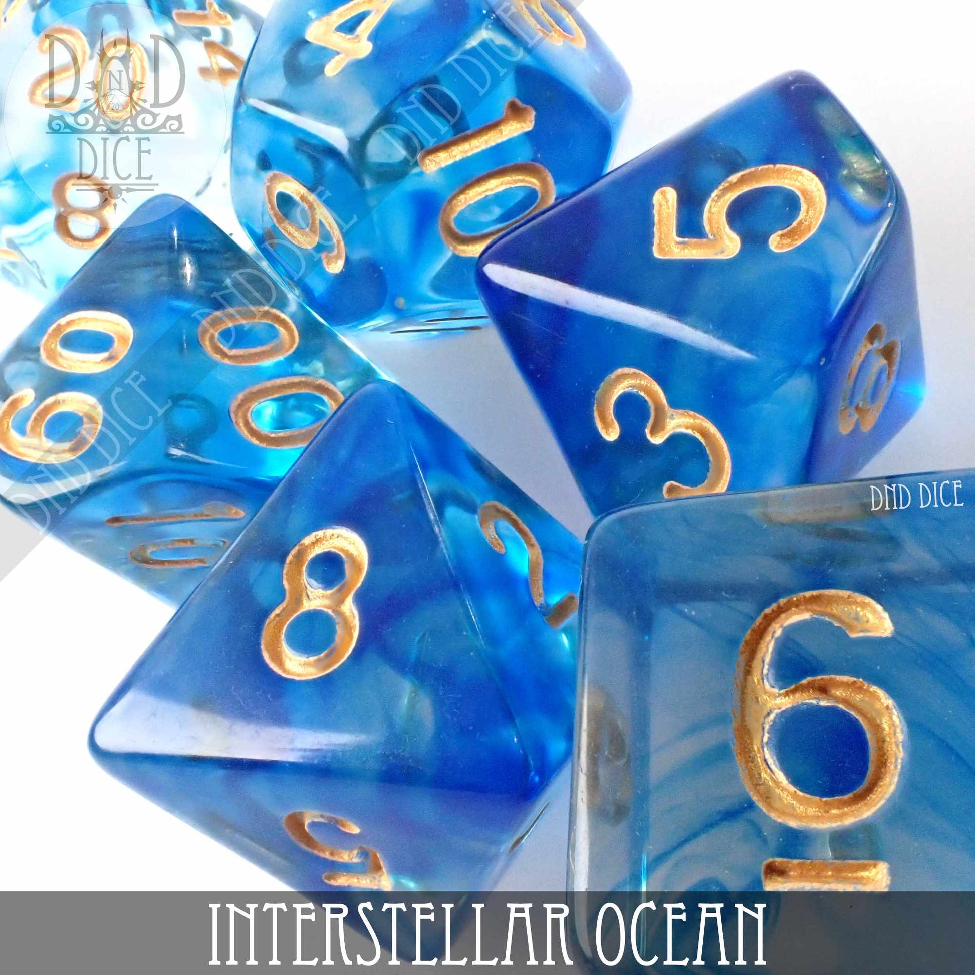 Interstellar Ocean Dice Set - Premium Dice Sets & Games from DND DICE - Just $8! Shop now at Game Crave Tournament Store