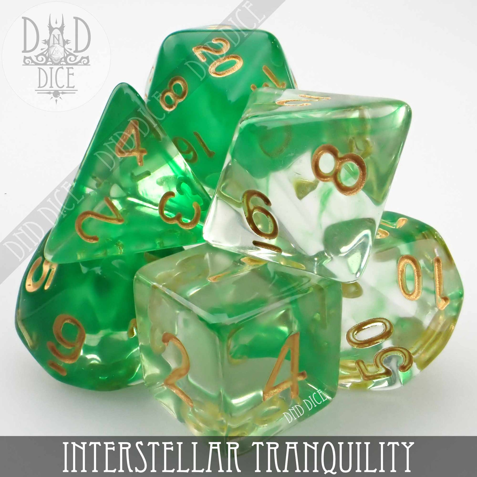 Interstellar Tranquility Dice Set - Premium Dice Sets & Games from DND DICE - Just $8! Shop now at Game Crave Tournament Store