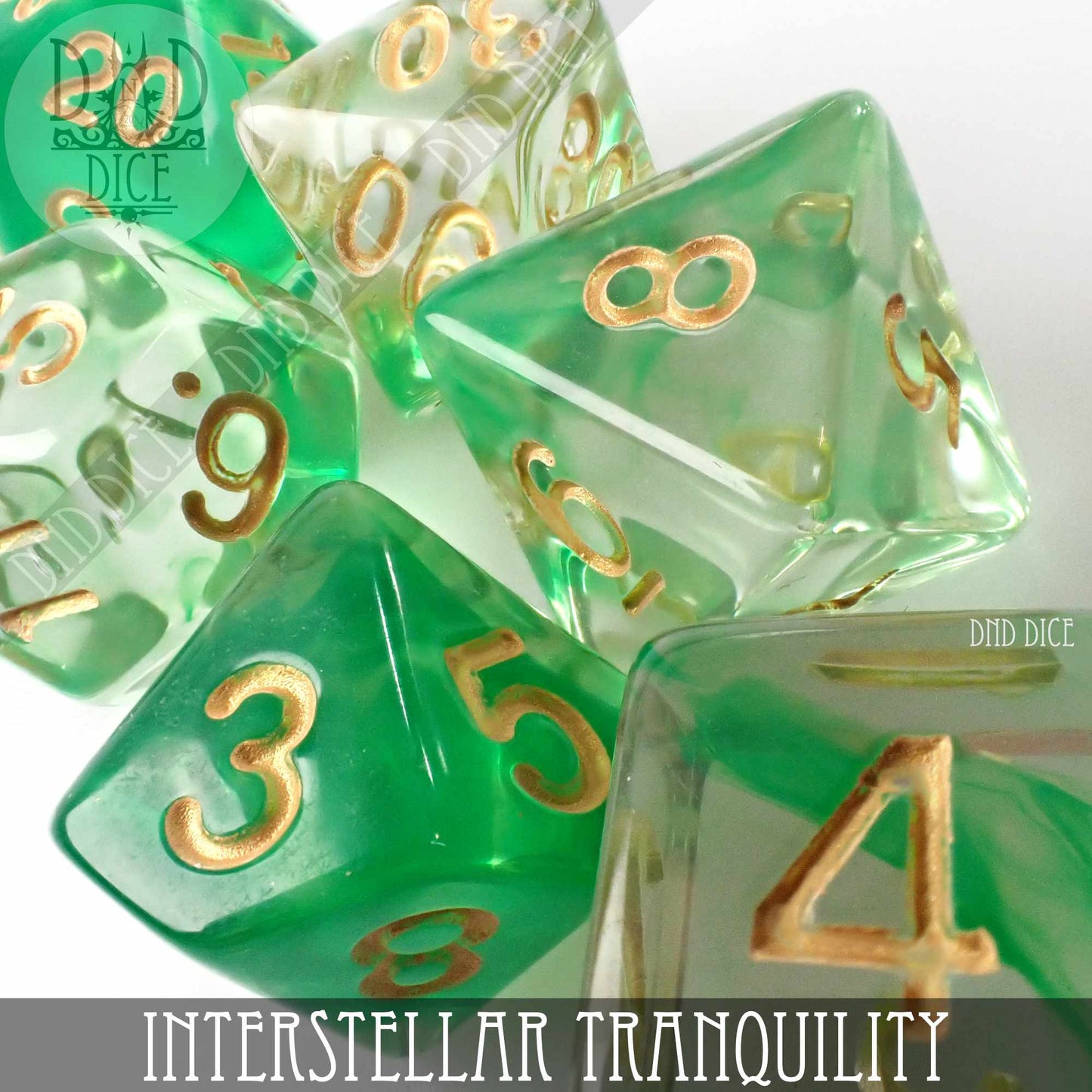 Interstellar Tranquility Dice Set - Premium Dice Sets & Games from DND DICE - Just $8! Shop now at Game Crave Tournament Store