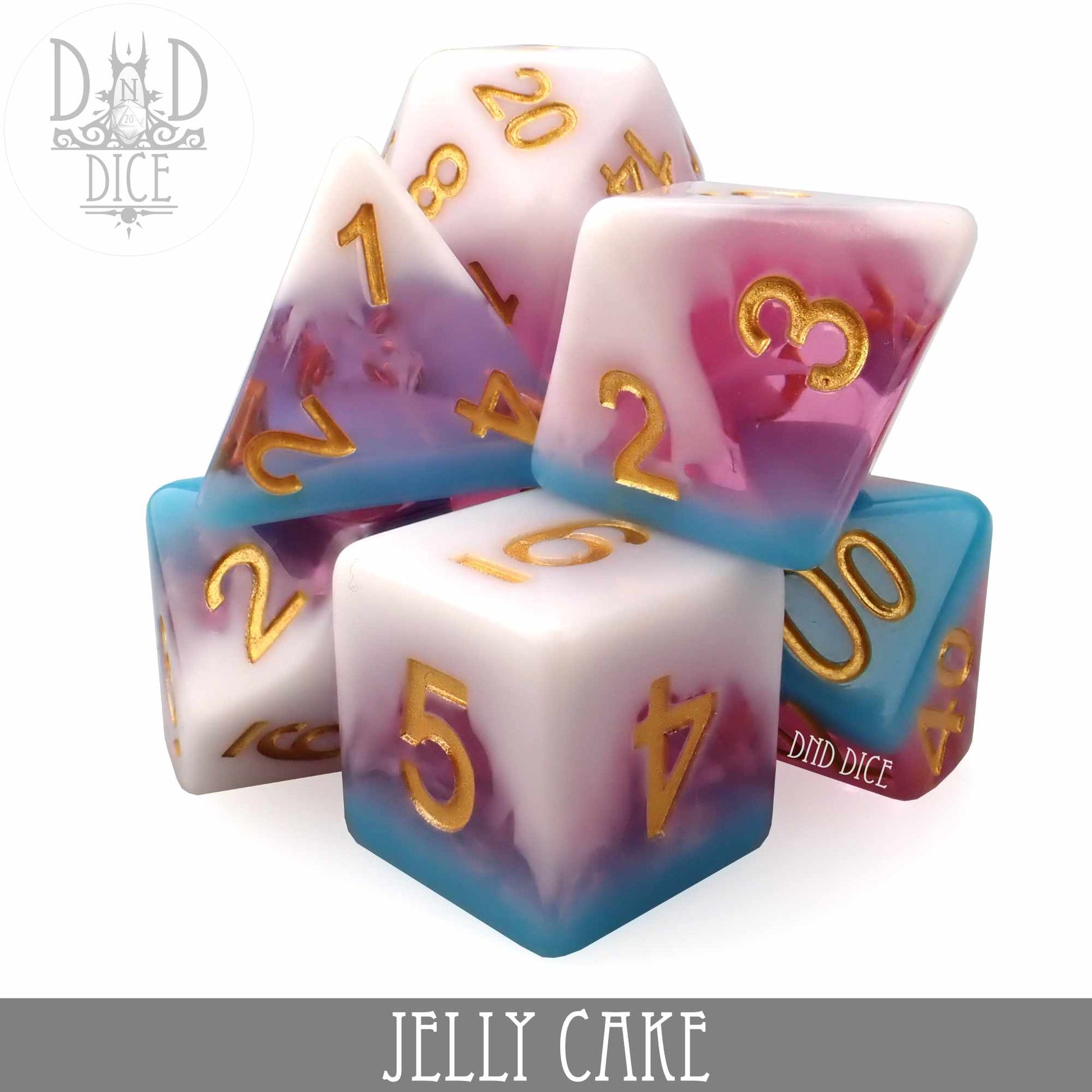 Jelly Cake Dice Set - Premium Dice Sets & Games from DND DICE - Just $12! Shop now at Game Crave Tournament Store