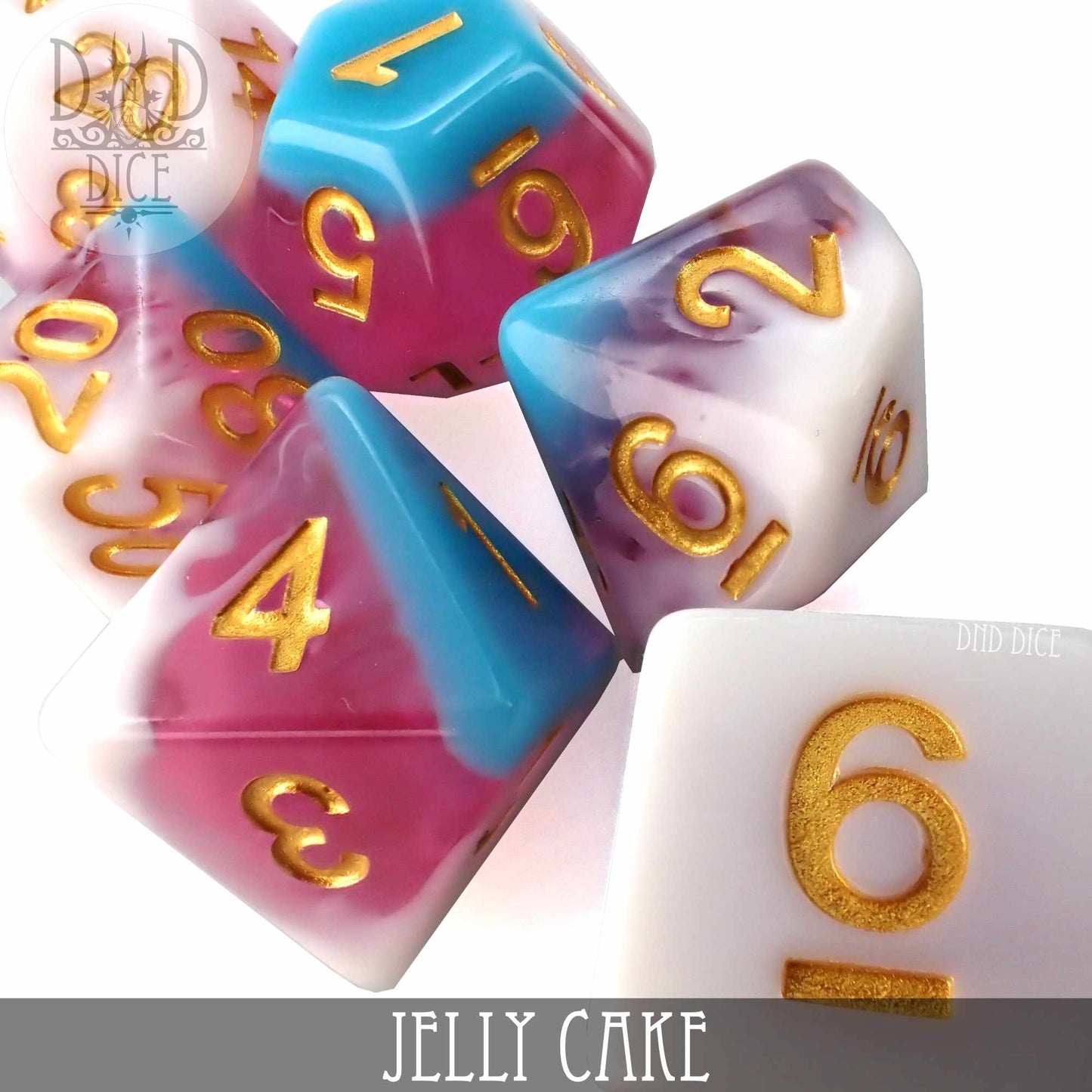 Jelly Cake Dice Set - Premium Dice Sets & Games from DND DICE - Just $12! Shop now at Game Crave Tournament Store