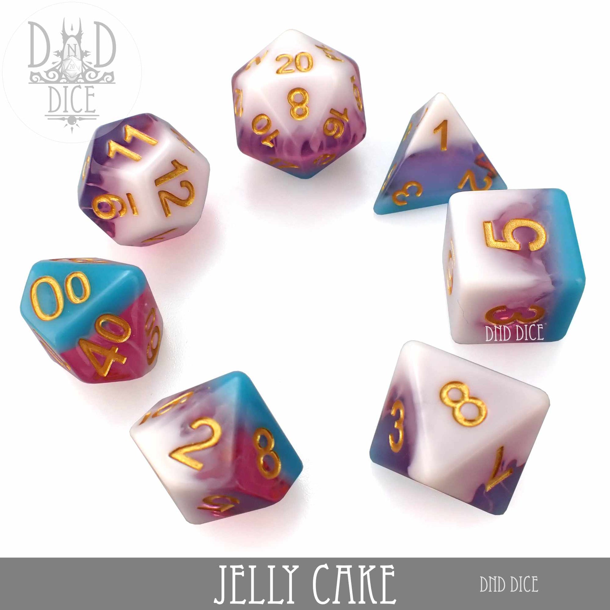 Jelly Cake Dice Set - Premium Dice Sets & Games from DND DICE - Just $12! Shop now at Game Crave Tournament Store