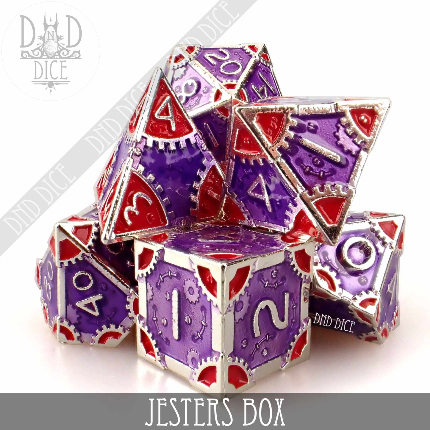 Jesters Box Metal Dice Set - Premium Dice Sets & Games from DND DICE - Just $30! Shop now at Game Crave Tournament Store