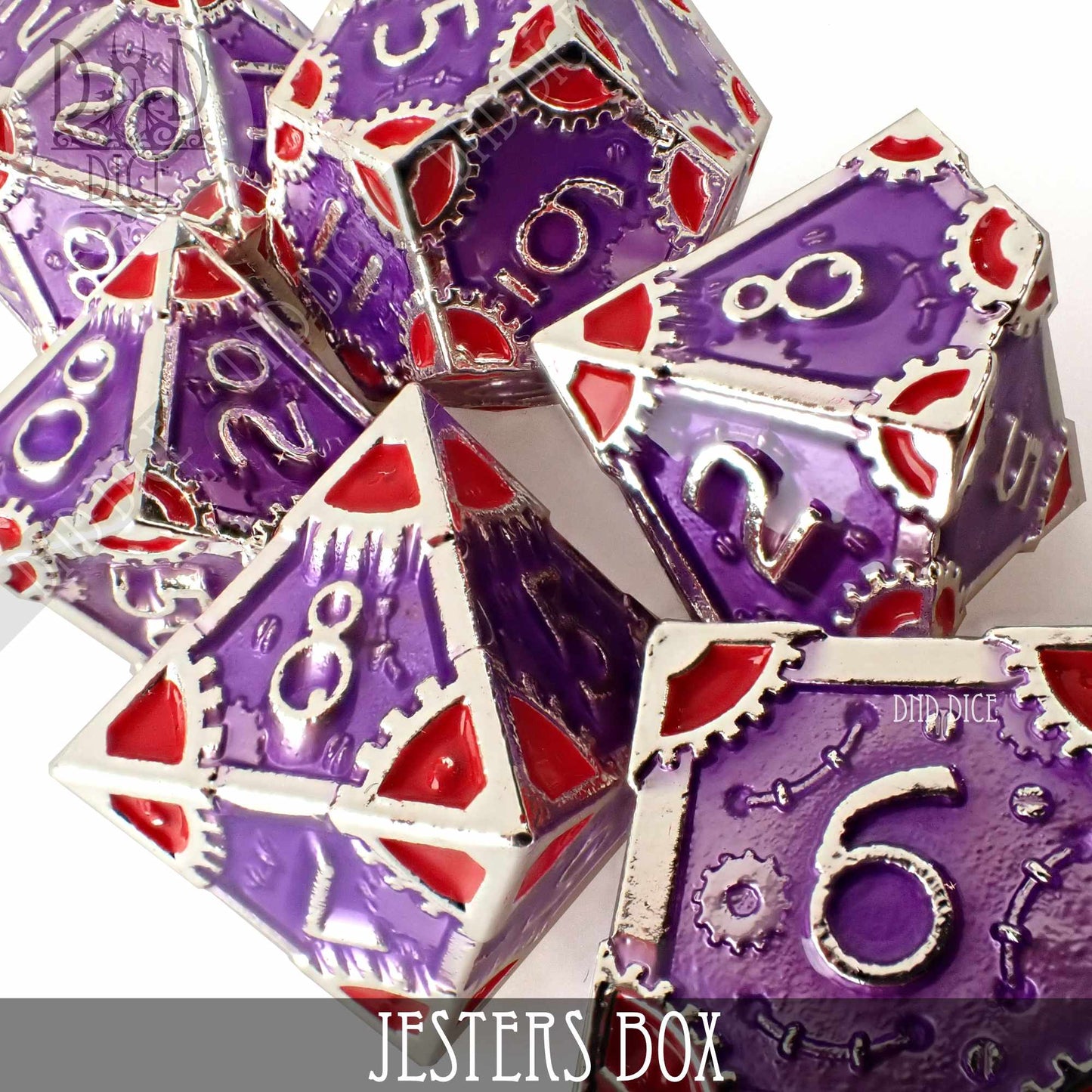 Jesters Box Metal Dice Set - Premium Dice Sets & Games from DND DICE - Just $30! Shop now at Game Crave Tournament Store