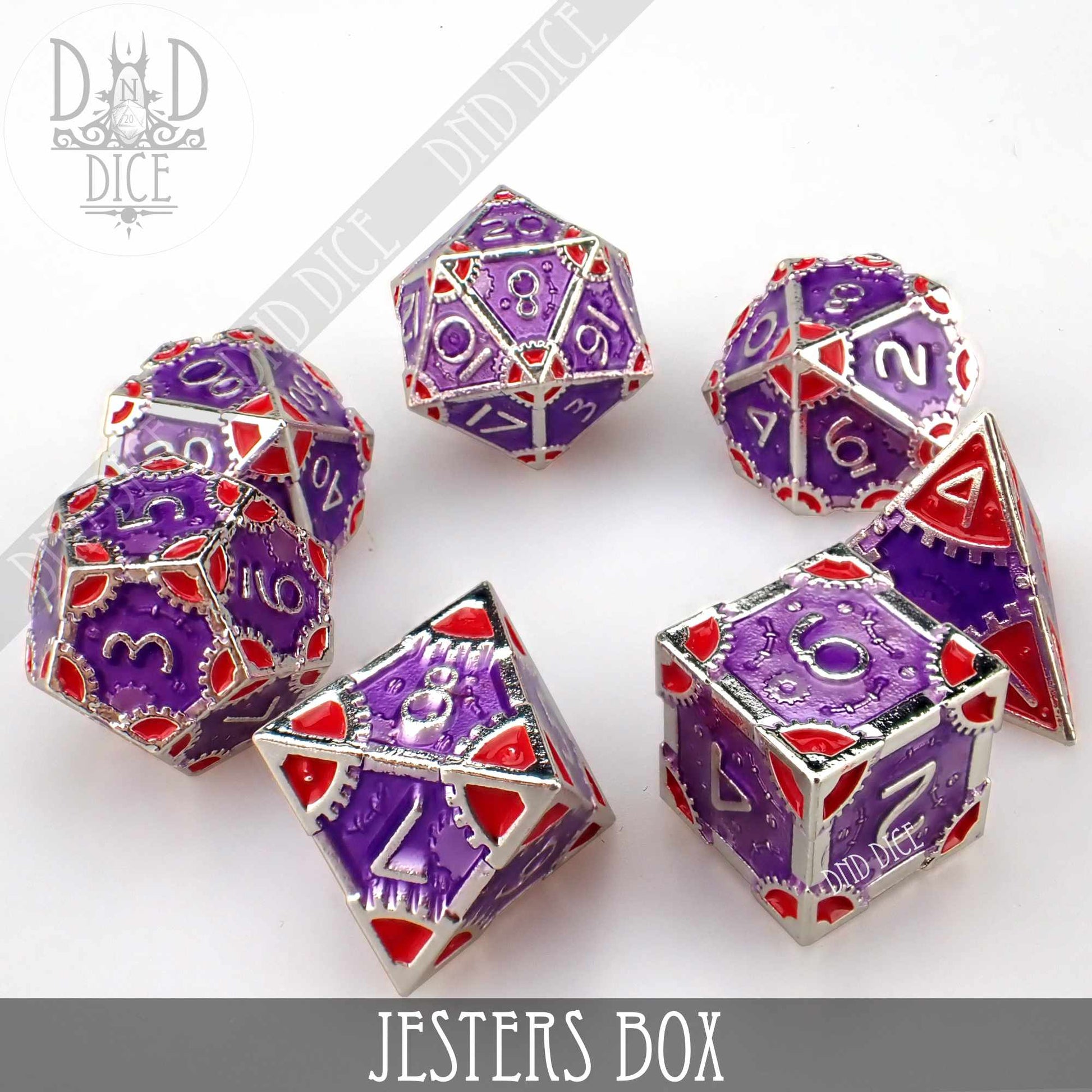 Jesters Box Metal Dice Set - Premium Dice Sets & Games from DND DICE - Just $30! Shop now at Game Crave Tournament Store