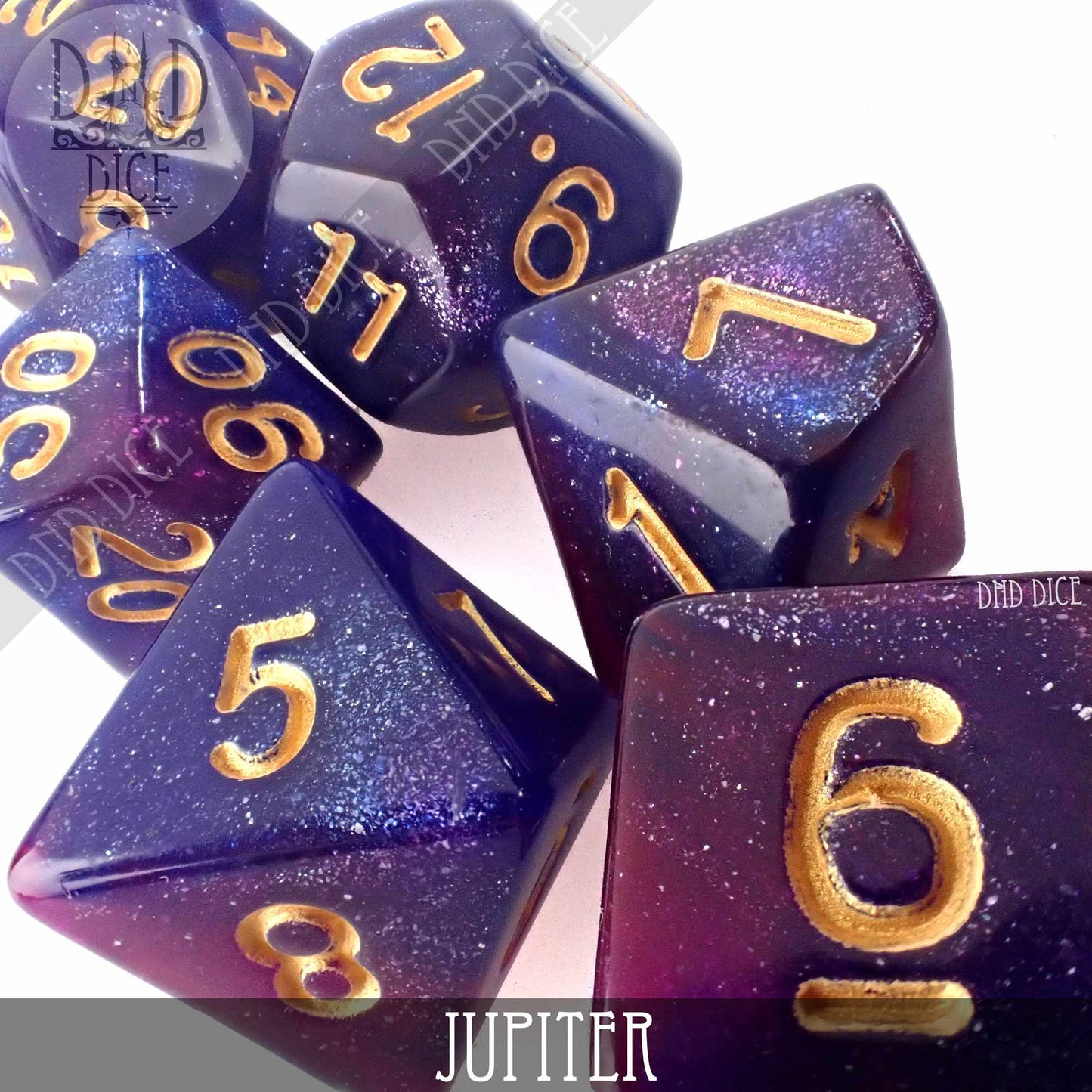 Jupiter Galaxy Dice Set - Premium Dice Sets & Games from DND DICE - Just $6! Shop now at Game Crave Tournament Store