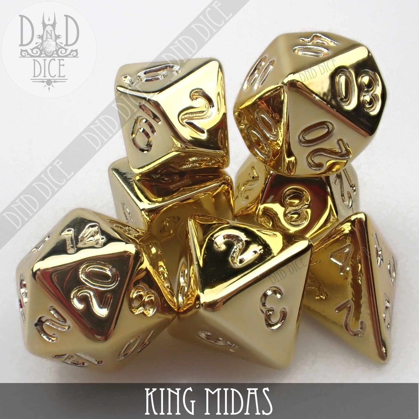 King Midas Dice Set - Premium Dice Sets & Games from DND DICE - Just $9! Shop now at Game Crave Tournament Store