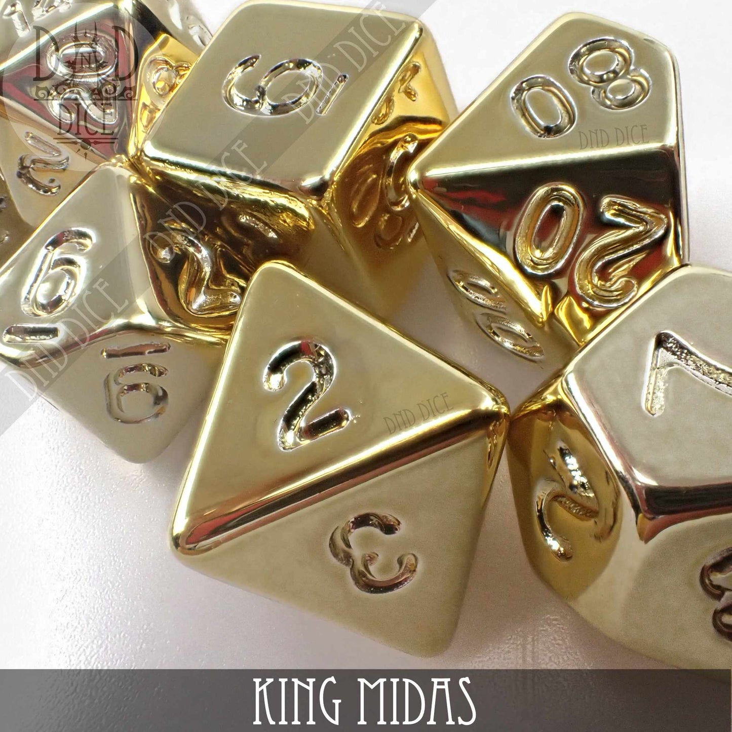 King Midas Dice Set - Premium Dice Sets & Games from DND DICE - Just $9! Shop now at Game Crave Tournament Store