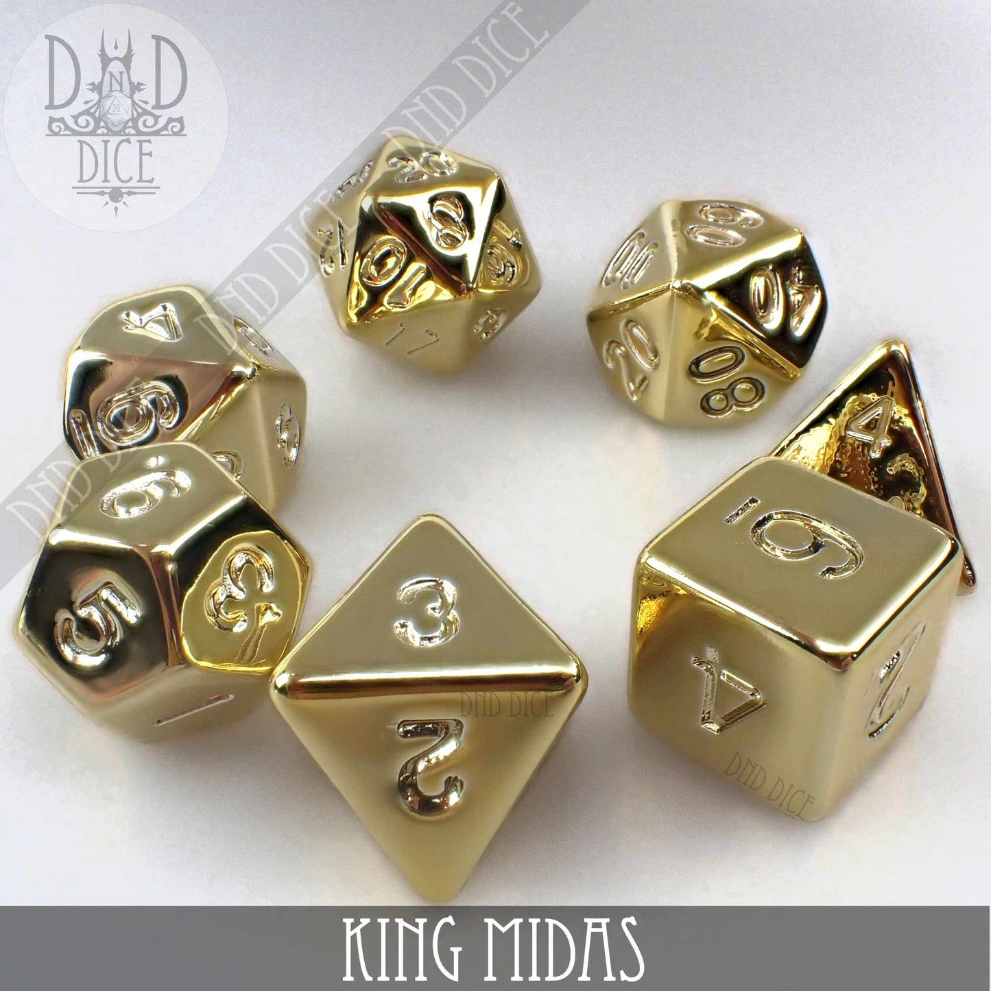 King Midas Dice Set - Premium Dice Sets & Games from DND DICE - Just $9! Shop now at Game Crave Tournament Store