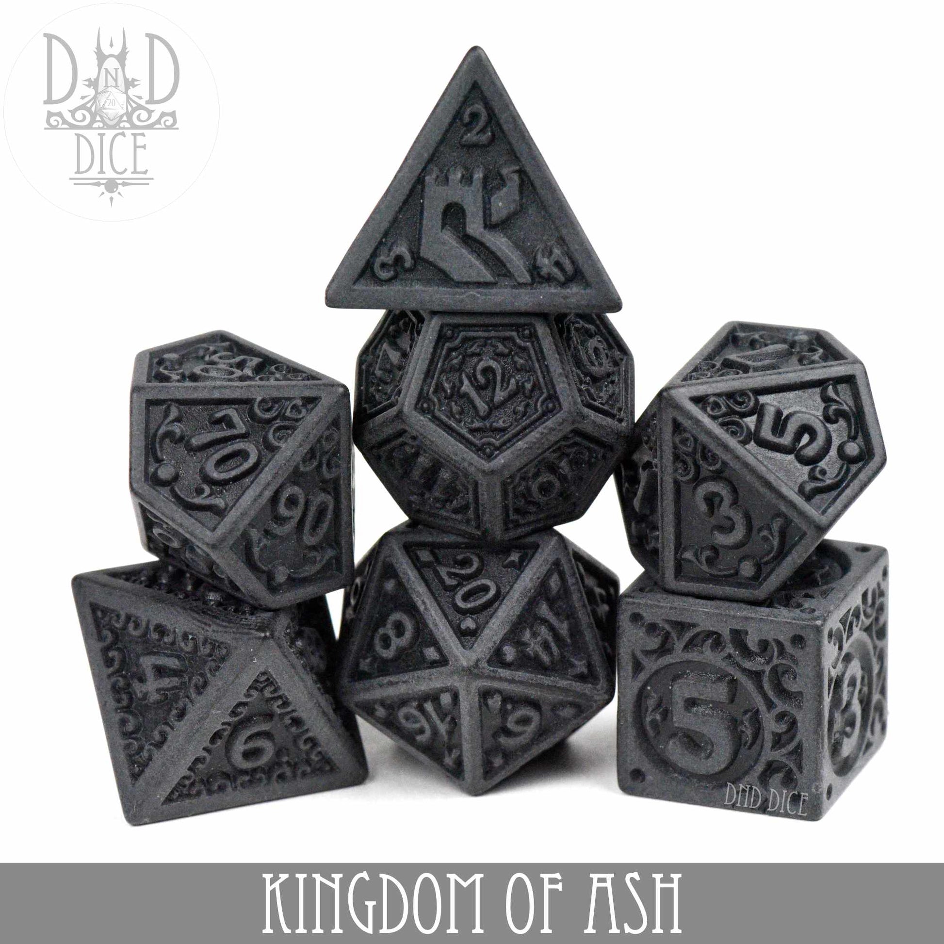 Kingdom of Ash Dice Set - Premium Dice Sets & Games from DND DICE - Just $7! Shop now at Game Crave Tournament Store