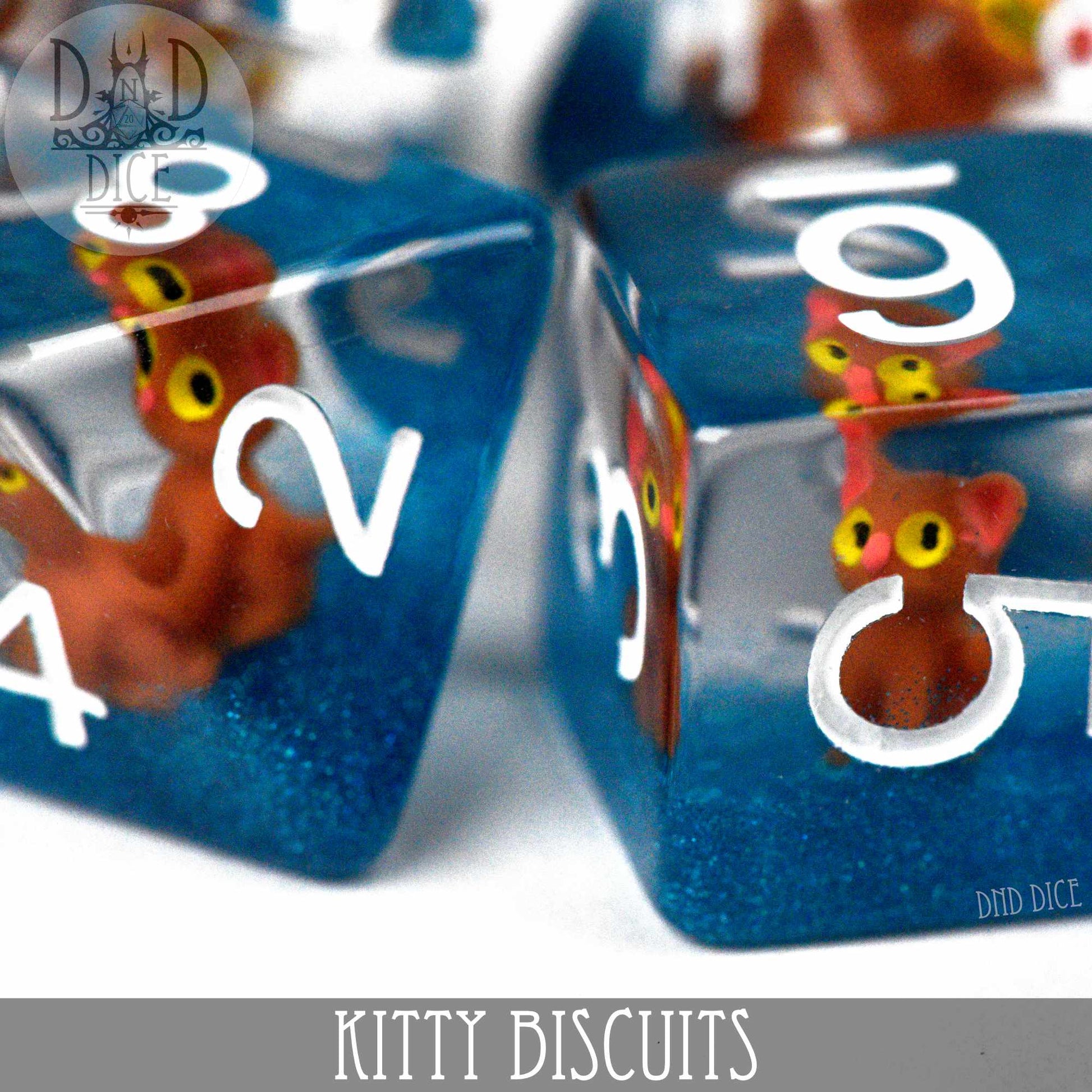 Kitty Biscuits Dice Set - Premium Dice Sets & Games from DND DICE - Just $15! Shop now at Game Crave Tournament Store