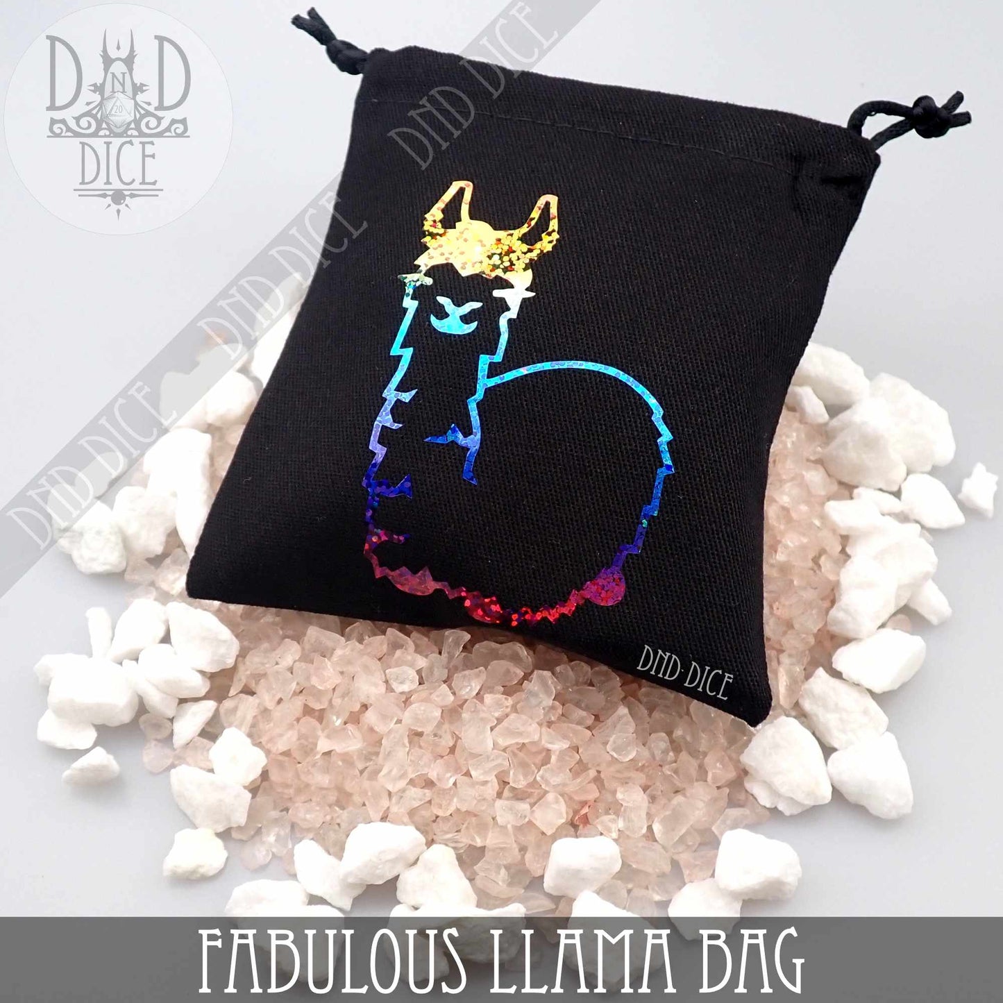 Fabulous Llama Dice Bag - Premium Dice Sets & Games from DND DICE - Just $11! Shop now at Game Crave Tournament Store