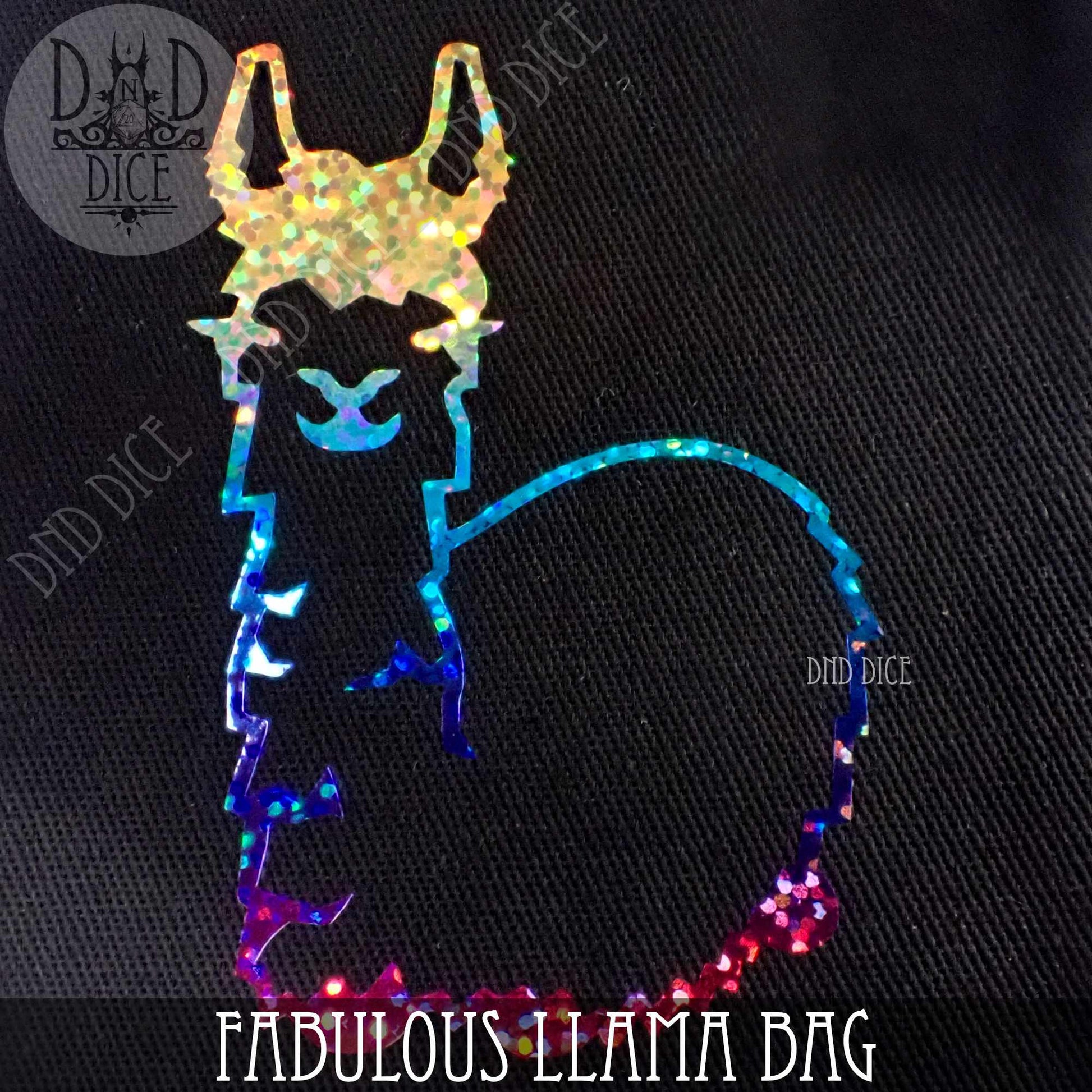 Fabulous Llama Dice Bag - Premium Dice Sets & Games from DND DICE - Just $11! Shop now at Game Crave Tournament Store