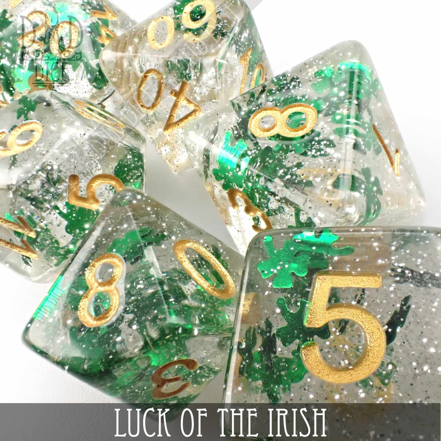 Luck of the Irish Dice Set - Premium Dice Sets & Games from DND DICE - Just $12! Shop now at Game Crave Tournament Store