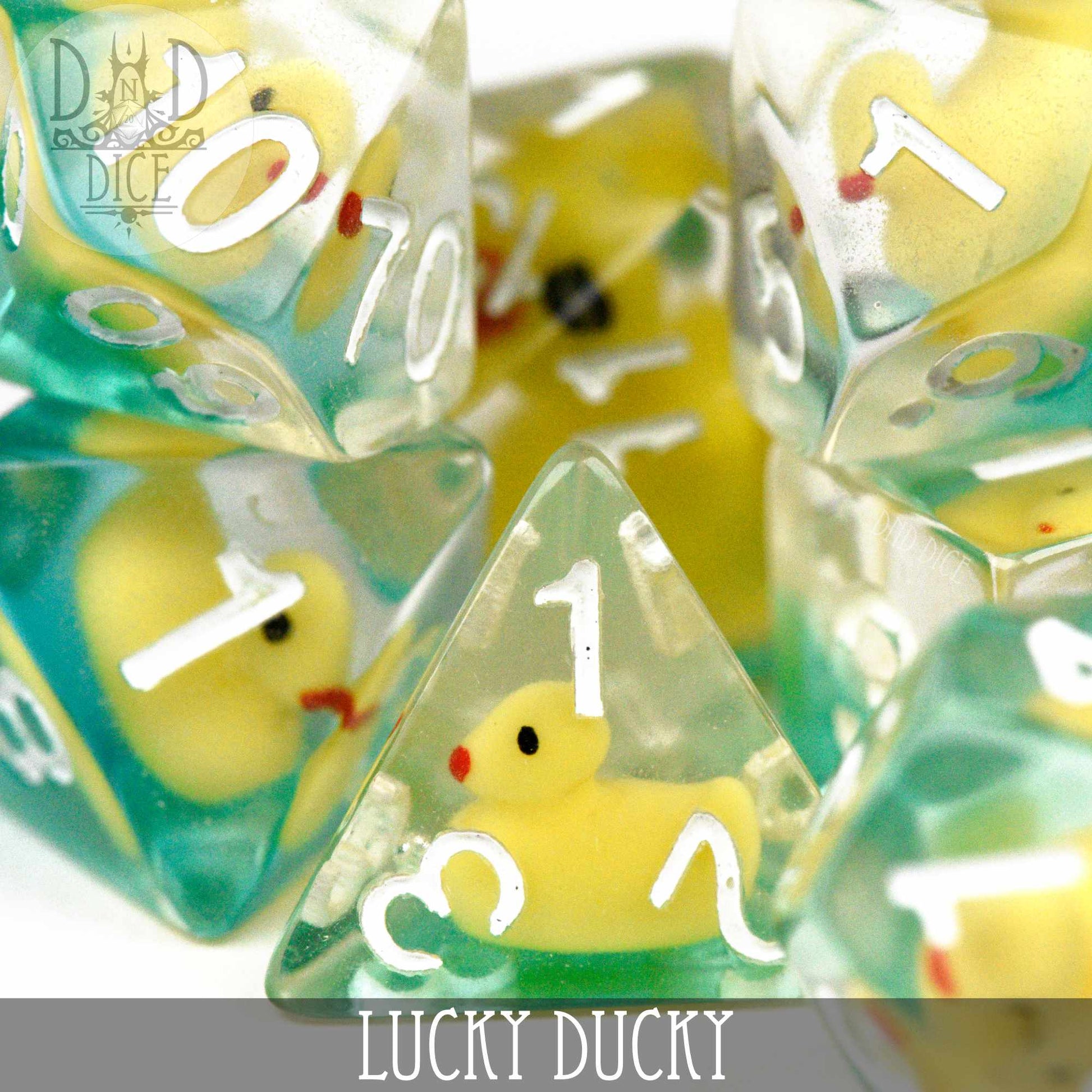 Lucky Ducky Dice Set - Premium Dice Sets & Games from DND DICE - Just $15! Shop now at Game Crave Tournament Store