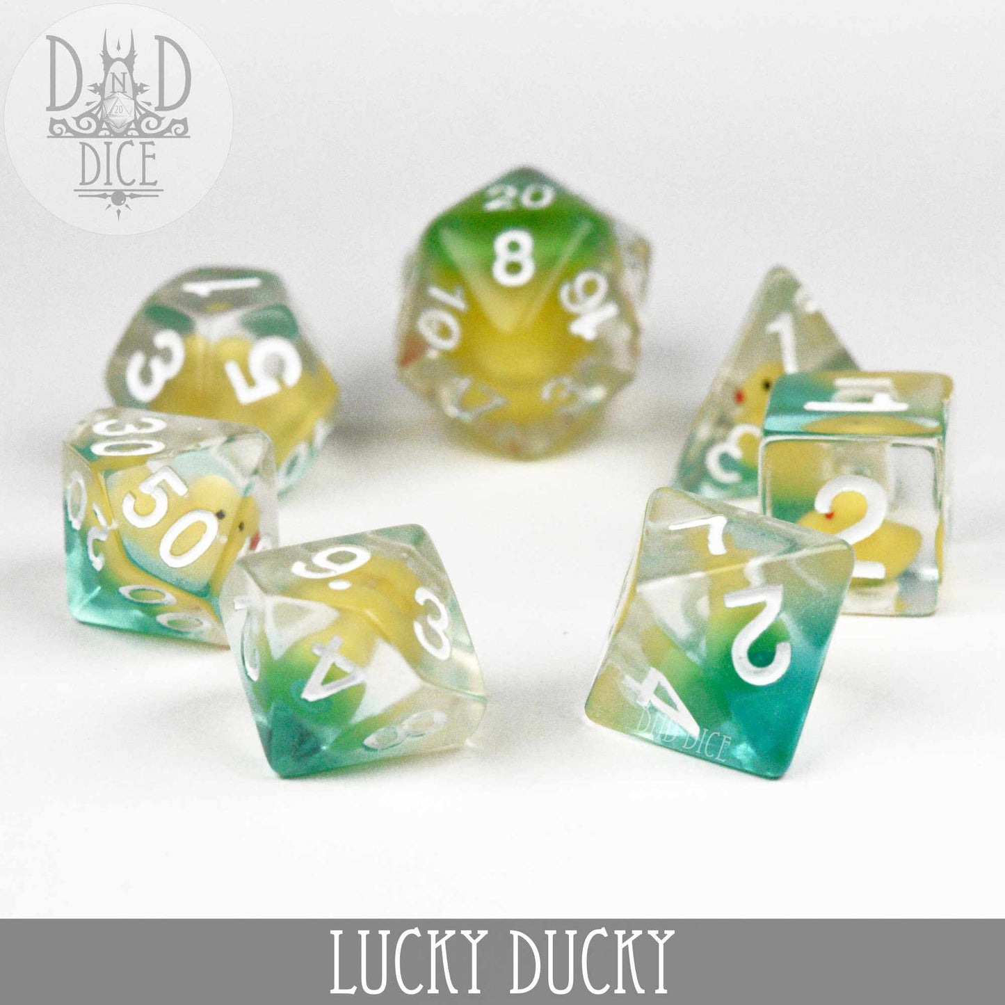 Lucky Ducky Dice Set - Premium Dice Sets & Games from DND DICE - Just $15! Shop now at Game Crave Tournament Store