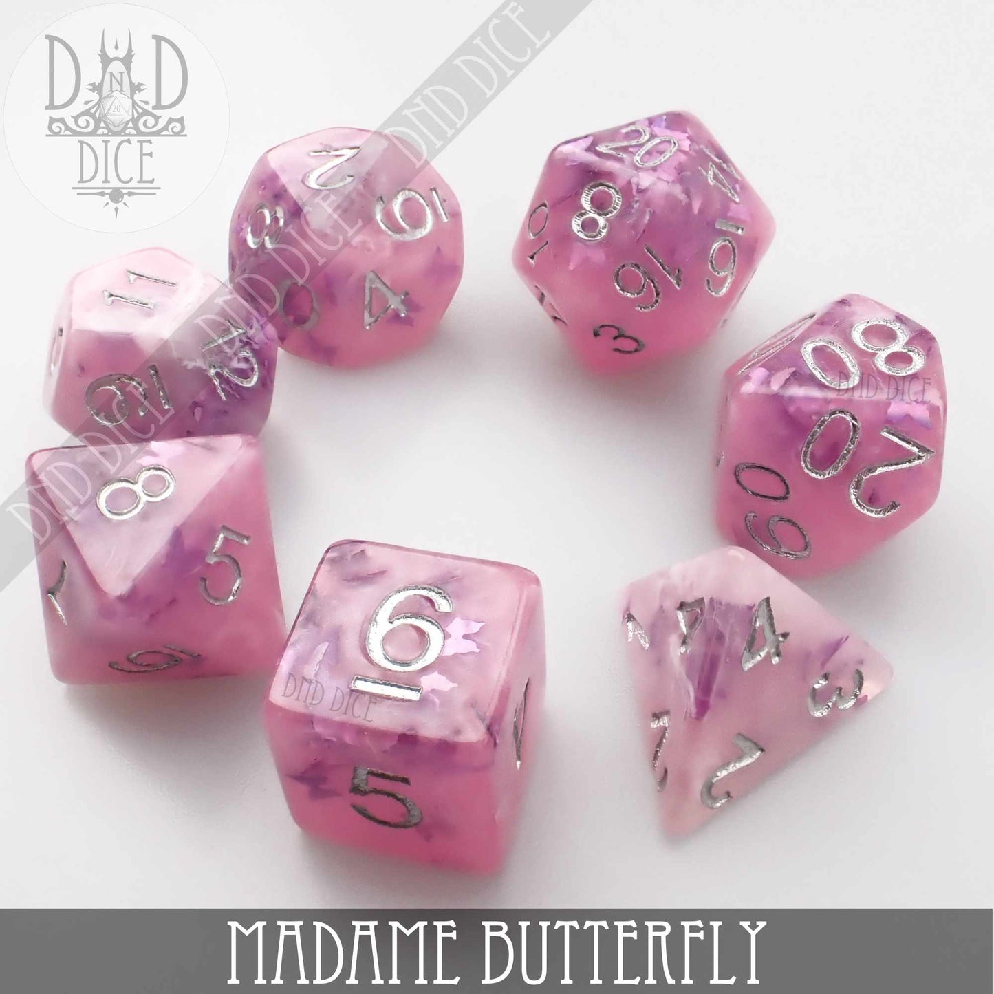 Madame Butterfly Dice Set - Premium Dice Sets & Games from DND DICE - Just $12! Shop now at Game Crave Tournament Store