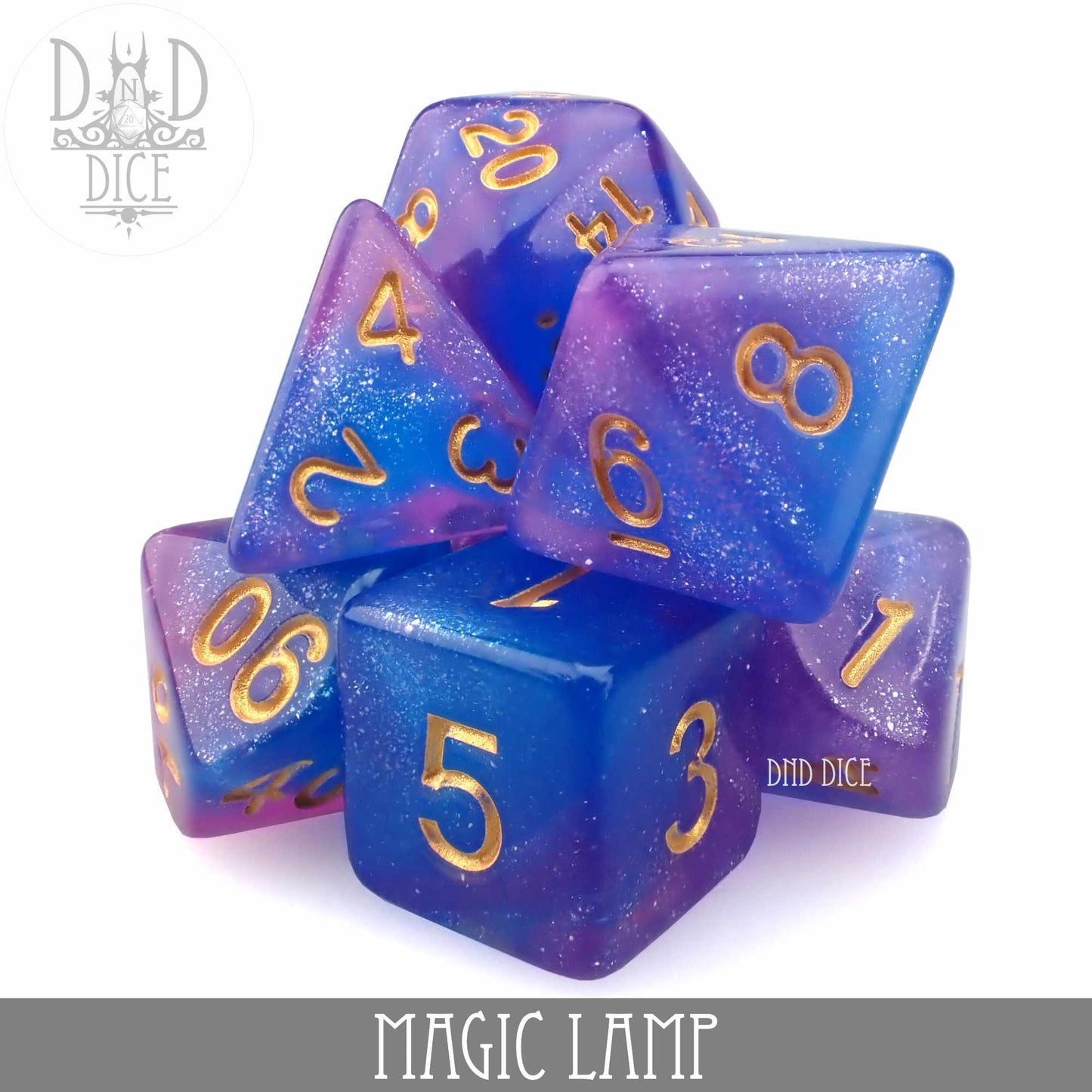 Magic Lamp Dice Set - Premium Dice Sets & Games from DND DICE - Just $8! Shop now at Game Crave Tournament Store