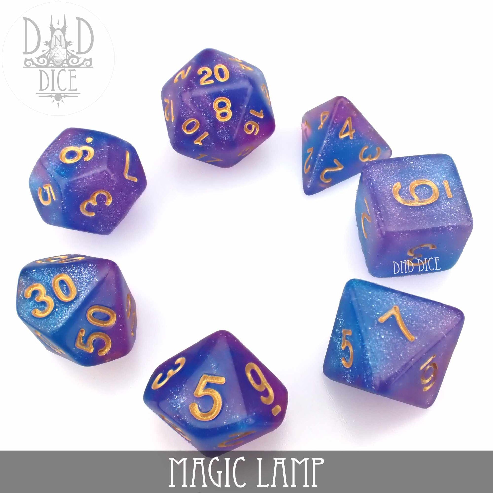 Magic Lamp Dice Set - Premium Dice Sets & Games from DND DICE - Just $8! Shop now at Game Crave Tournament Store