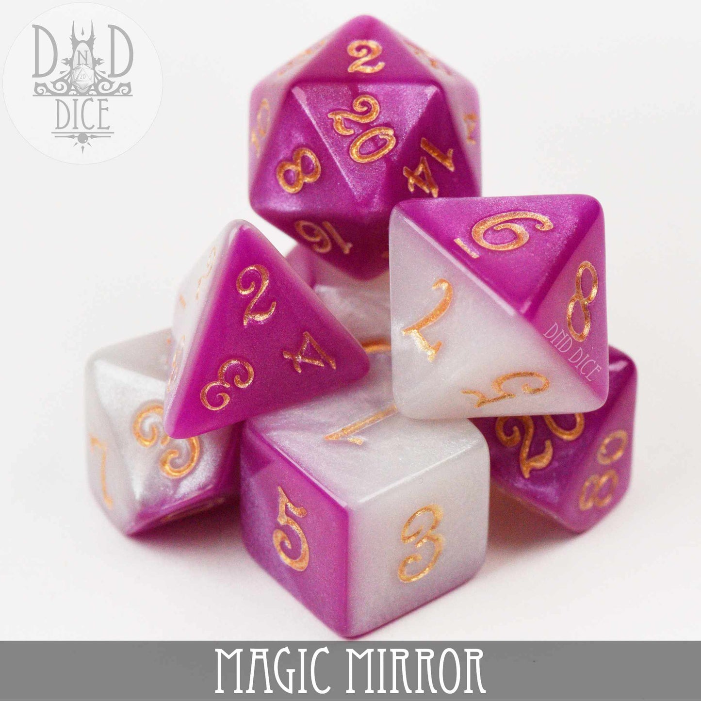 Magic Mirror Dice Set - Premium Dice Sets & Games from DND DICE - Just $8! Shop now at Game Crave Tournament Store