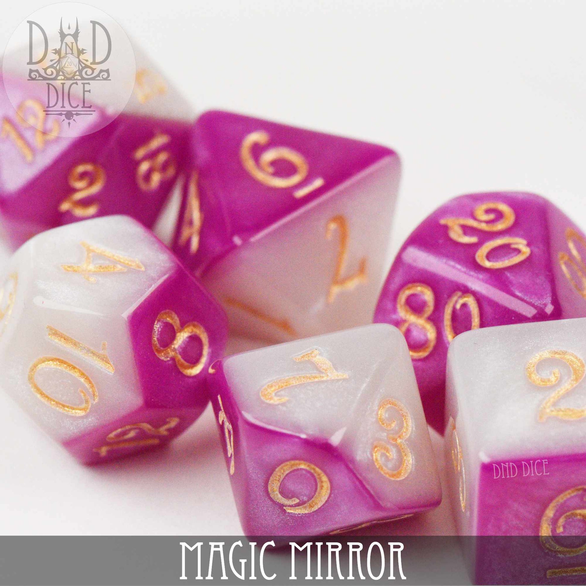 Magic Mirror Dice Set - Premium Dice Sets & Games from DND DICE - Just $8! Shop now at Game Crave Tournament Store