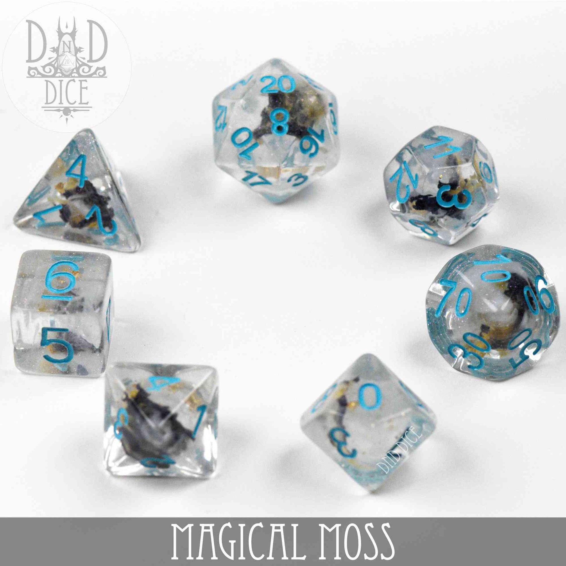 Magical Moss Dice Set - Premium Dice Sets & Games from DND DICE - Just $7.99! Shop now at Game Crave Tournament Store