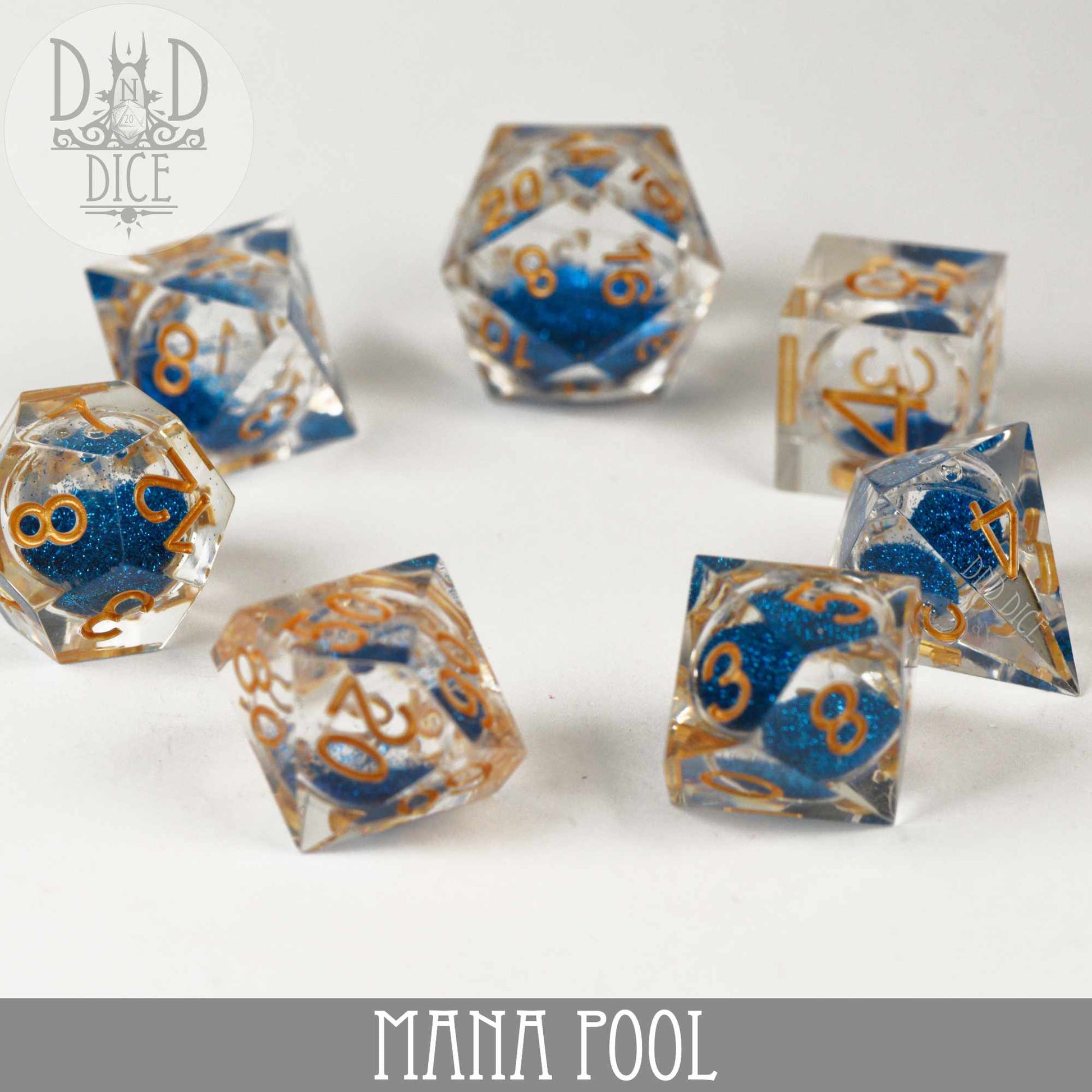 Mana Pool Liquid Core Dice Set - Premium Dice Sets & Games from DND DICE - Just $40! Shop now at Game Crave Tournament Store