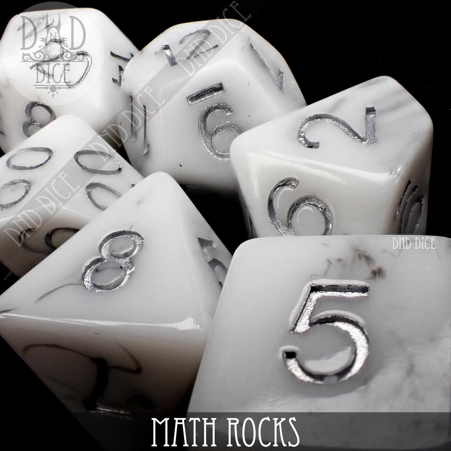 Math Rocks Dice Set - Premium Dice Sets & Games from DND DICE - Just $9! Shop now at Game Crave Tournament Store