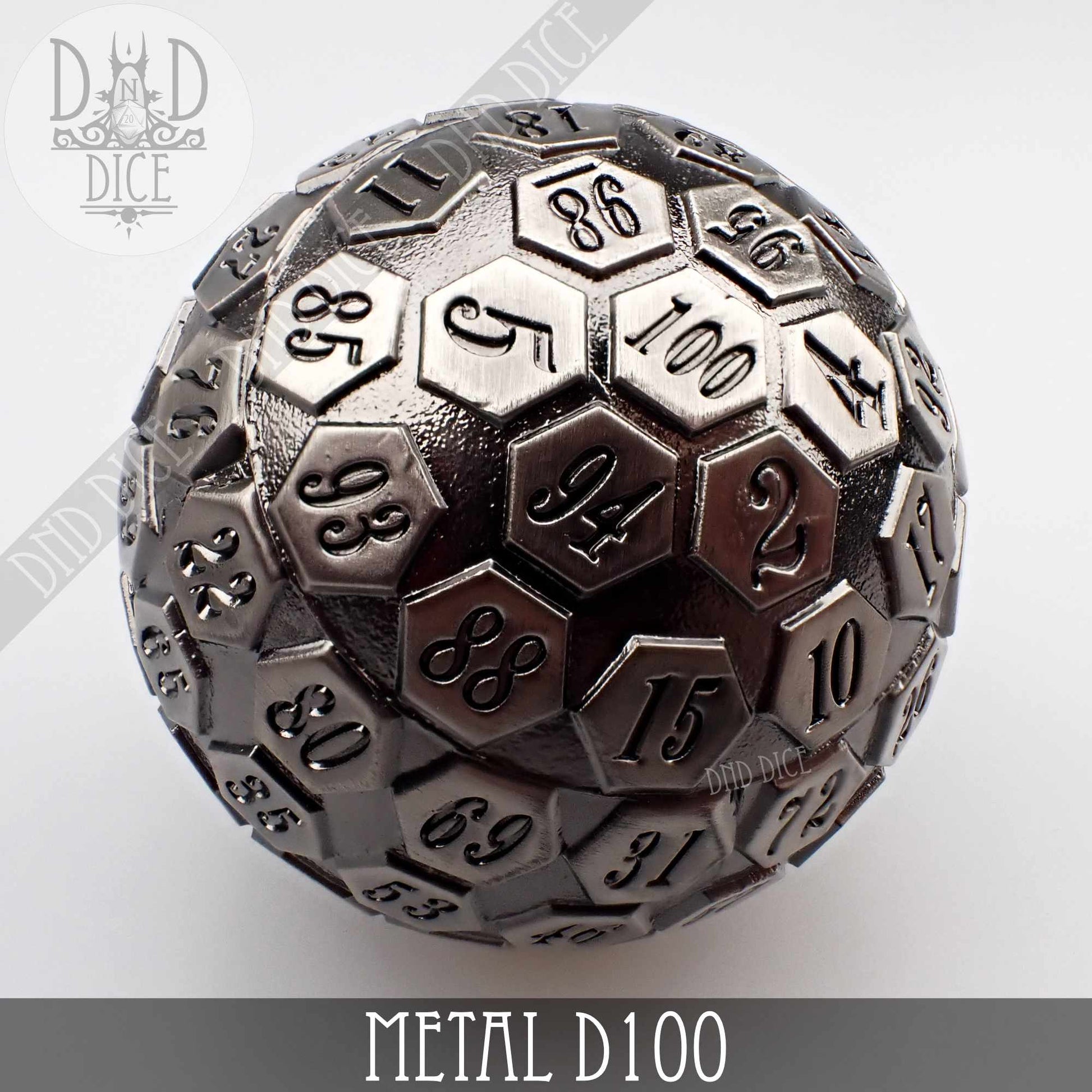 Metal D100 (4 Colors) - Premium Dice Sets & Games from DND DICE - Just $30! Shop now at Game Crave Tournament Store