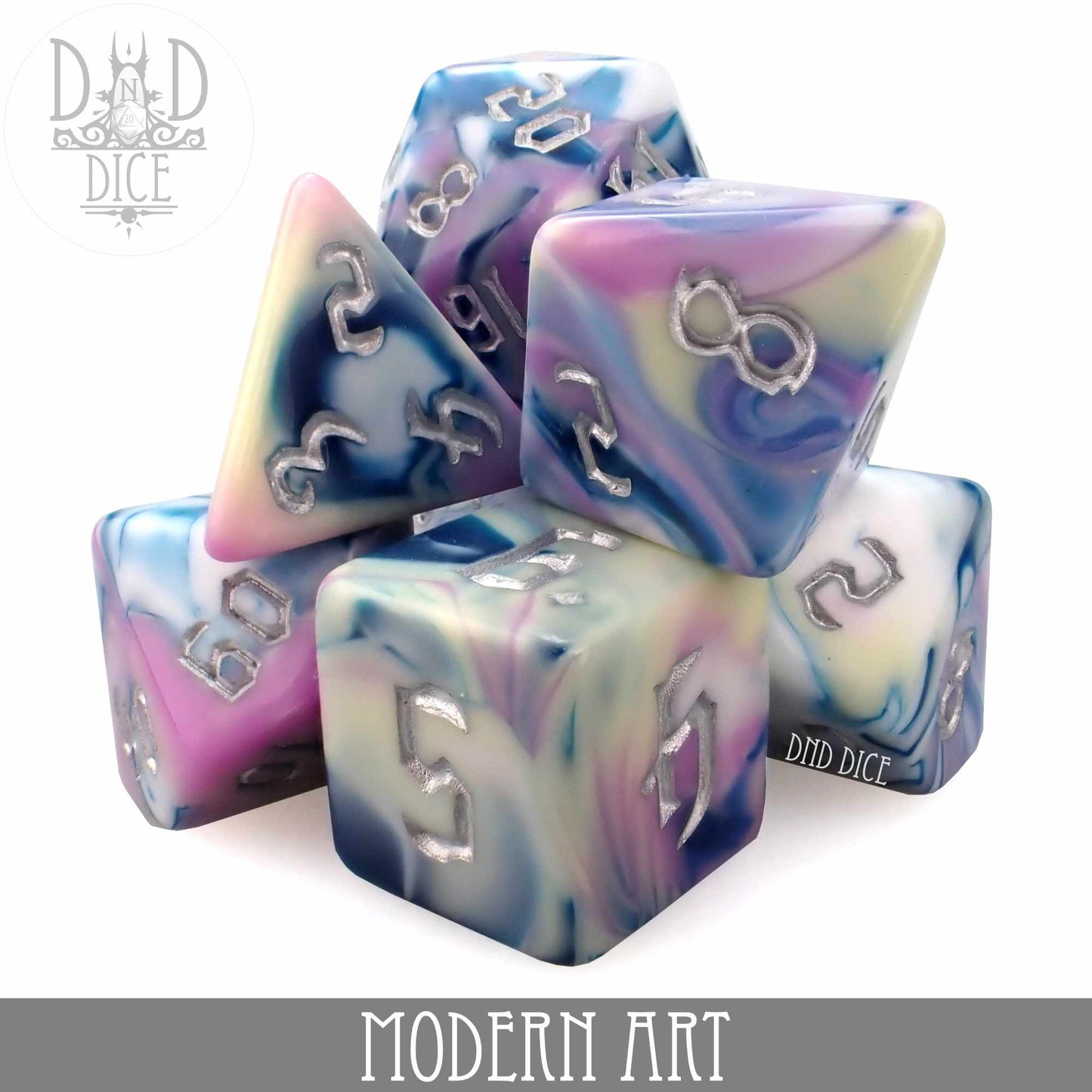 Modern Art Dice Set - Premium Dice Sets & Games from DND DICE - Just $10! Shop now at Game Crave Tournament Store