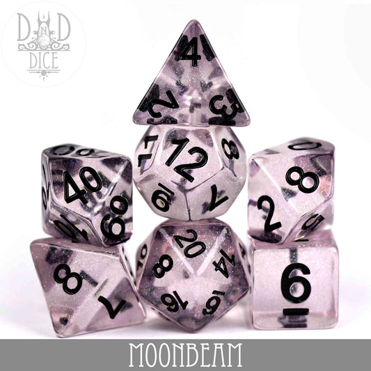 Moonbeam Dice Set - Premium Dice Sets & Games from DND DICE - Just $10! Shop now at Game Crave Tournament Store