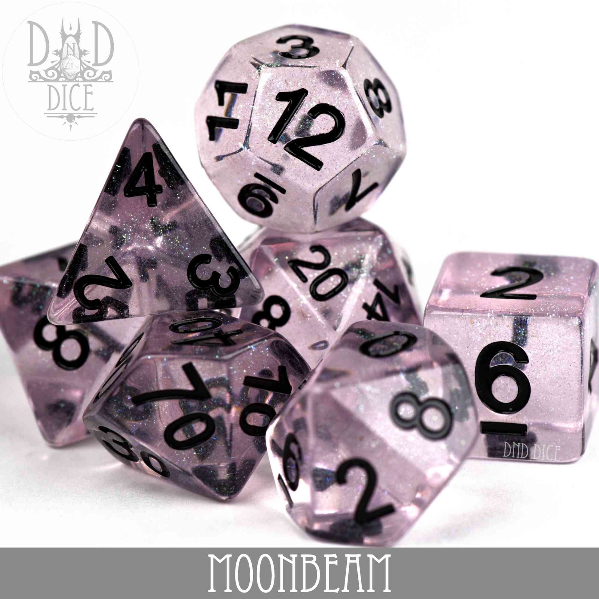 Moonbeam Dice Set - Premium Dice Sets & Games from DND DICE - Just $10! Shop now at Game Crave Tournament Store