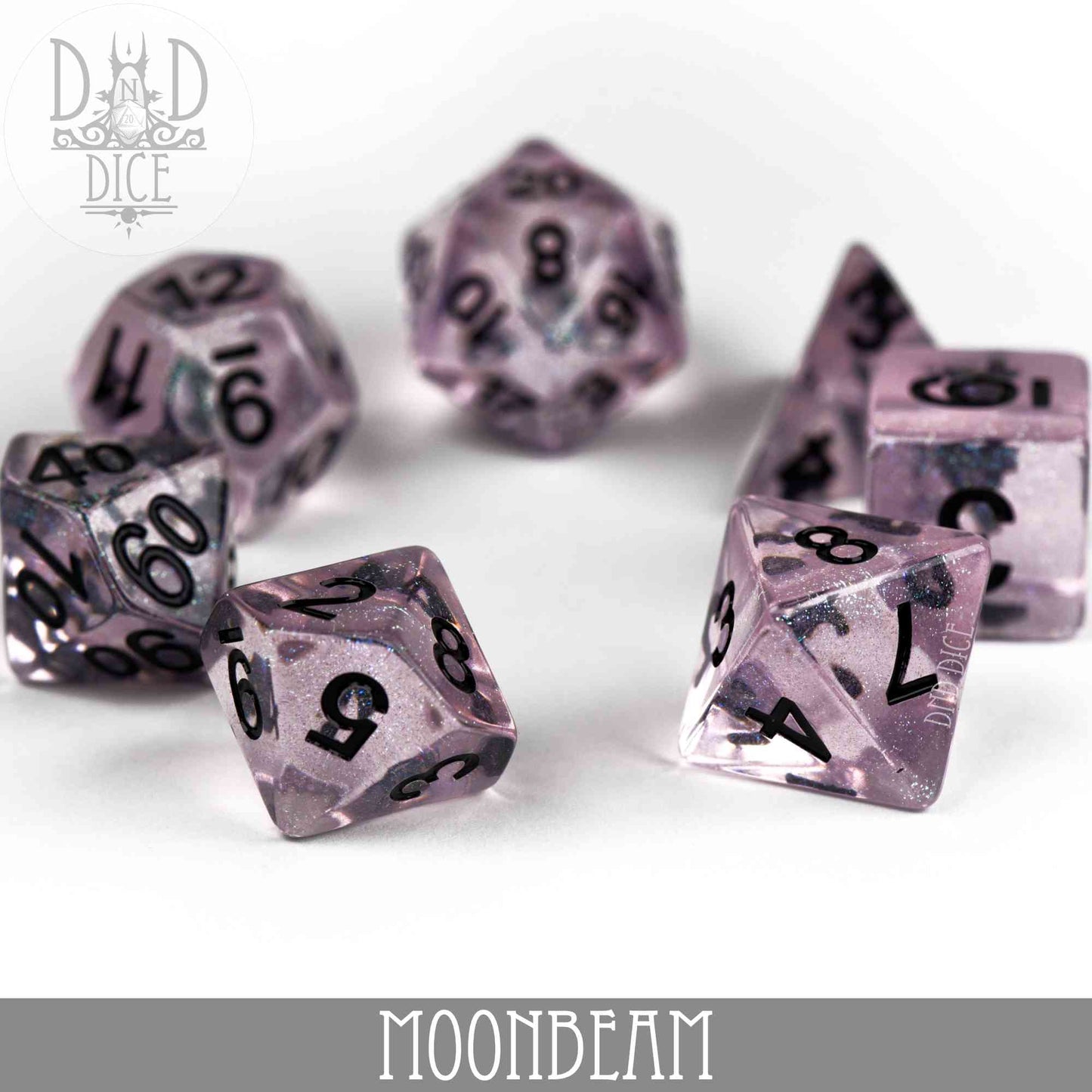 Moonbeam Dice Set - Premium Dice Sets & Games from DND DICE - Just $10! Shop now at Game Crave Tournament Store