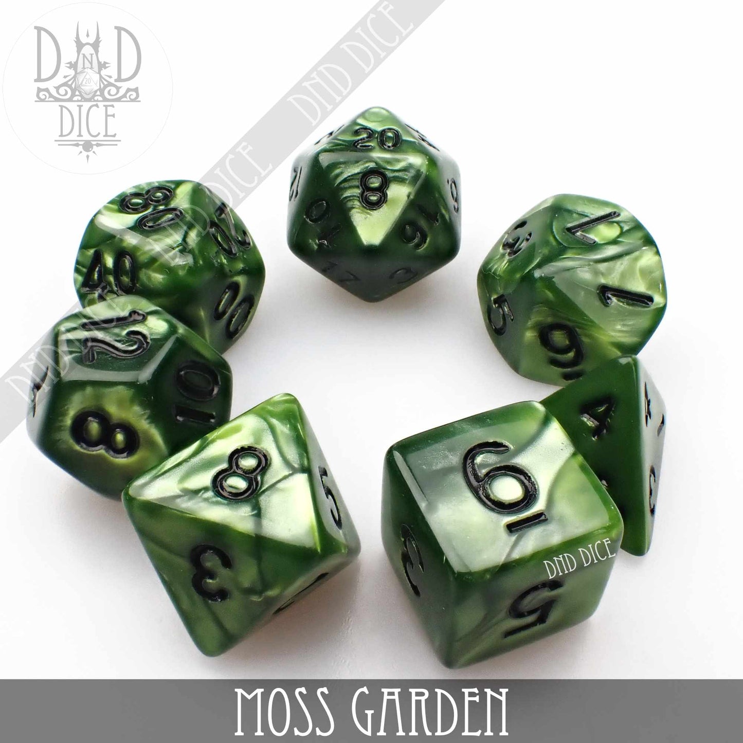 Moss Garden Dice Set - Premium Dice Sets & Games from DND DICE - Just $4! Shop now at Game Crave Tournament Store