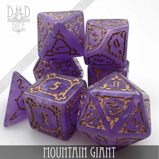 Mountain Giant Dice Set (Oversize) - Premium Dice Sets & Games from DND DICE - Just $20! Shop now at Game Crave Tournament Store