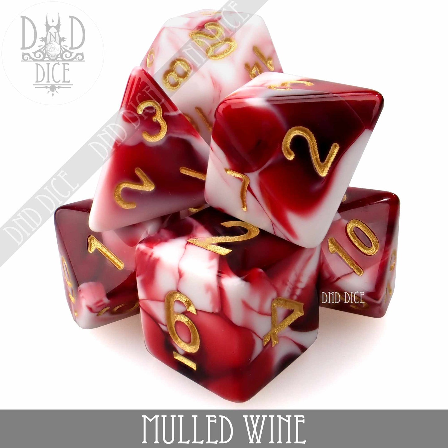 Mulled Wine Dice Set - Premium Dice Sets & Games from DND DICE - Just $6! Shop now at Game Crave Tournament Store