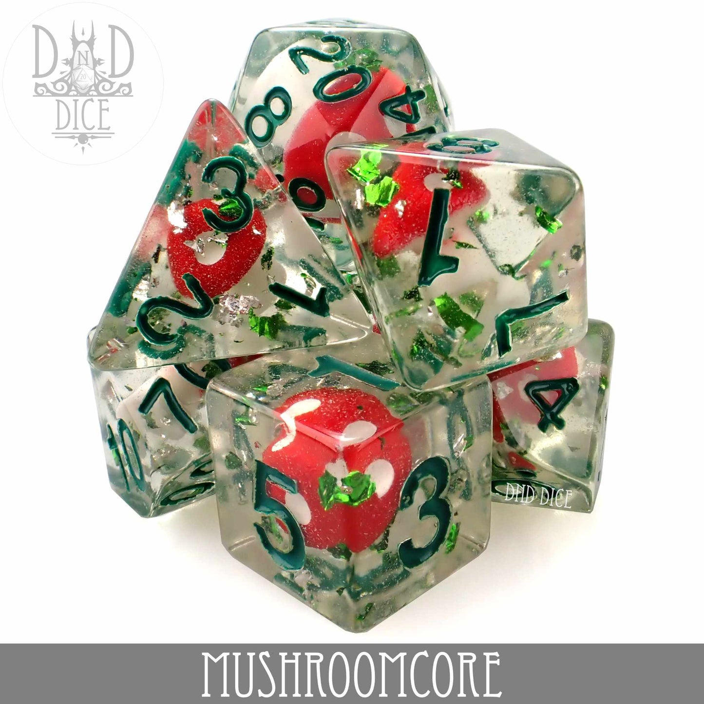 Mushroomcore Dice Set - Premium Dice Sets & Games from DND DICE - Just $15! Shop now at Game Crave Tournament Store