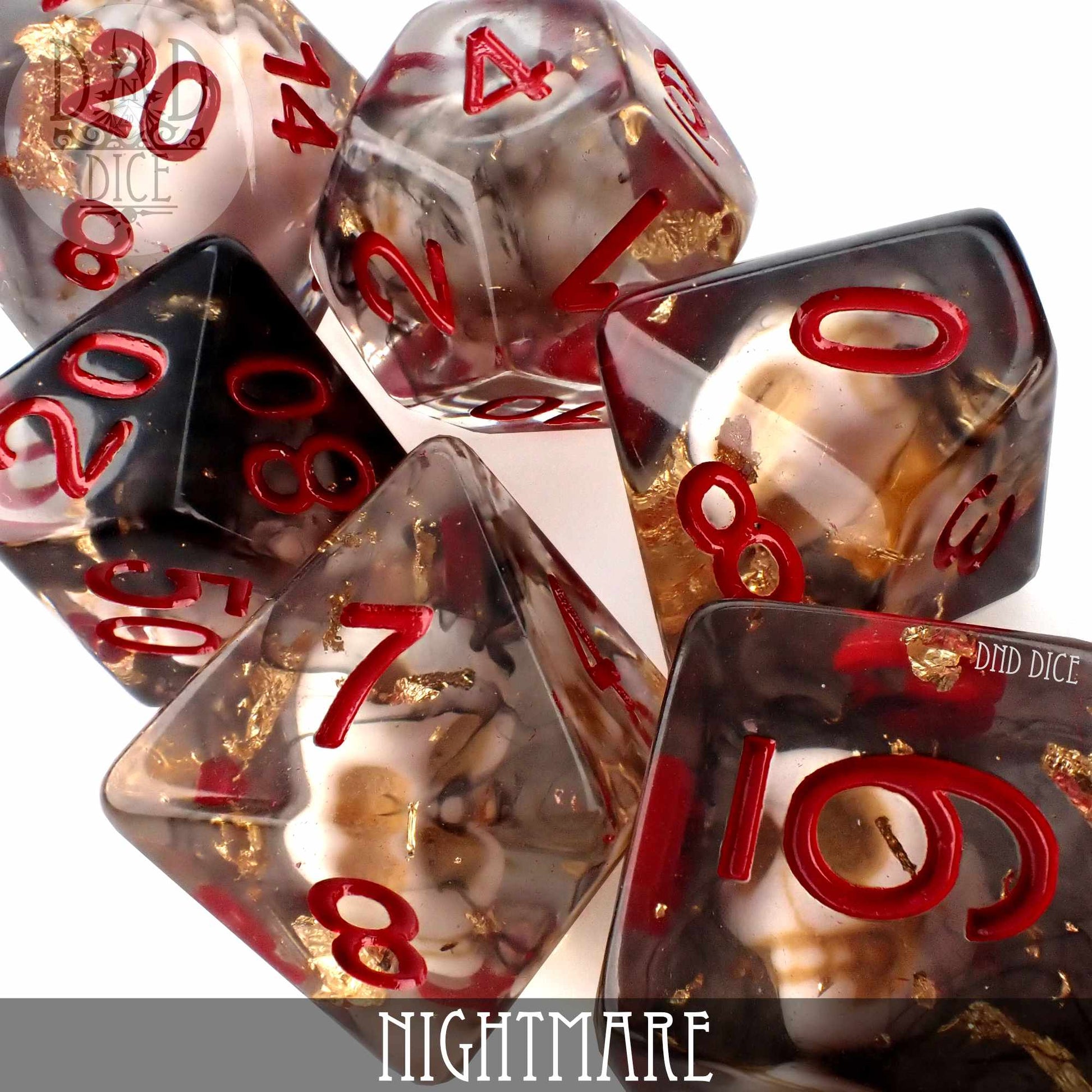 Nightmare Dice Set - Premium Dice Sets & Games from DND DICE - Just $15! Shop now at Game Crave Tournament Store