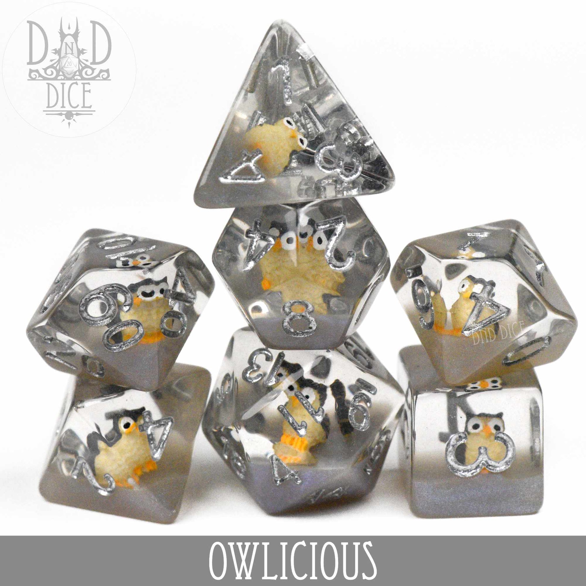 Owlicious Dice Set - Premium Dice Sets & Games from DND DICE - Just $15! Shop now at Game Crave Tournament Store