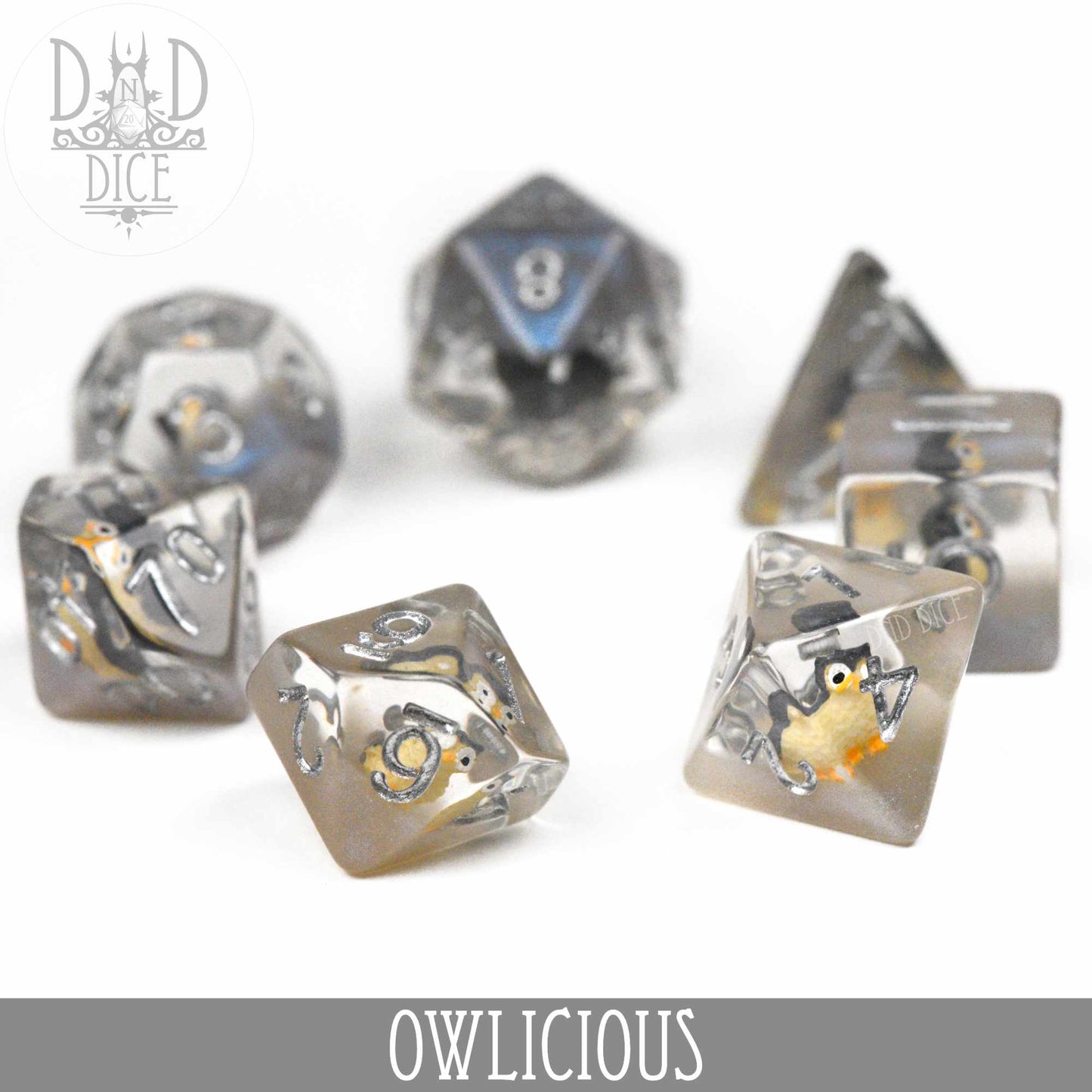 Owlicious Dice Set - Premium Dice Sets & Games from DND DICE - Just $15! Shop now at Game Crave Tournament Store