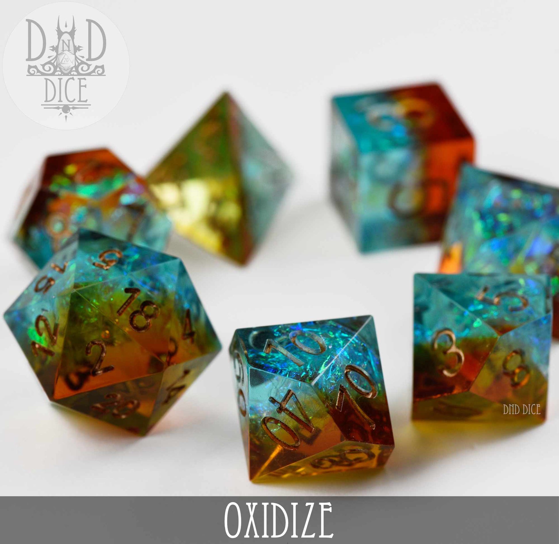 Oxidize Handmade Dice Set - Premium Dice Sets & Games from DND DICE - Just $35! Shop now at Game Crave Tournament Store